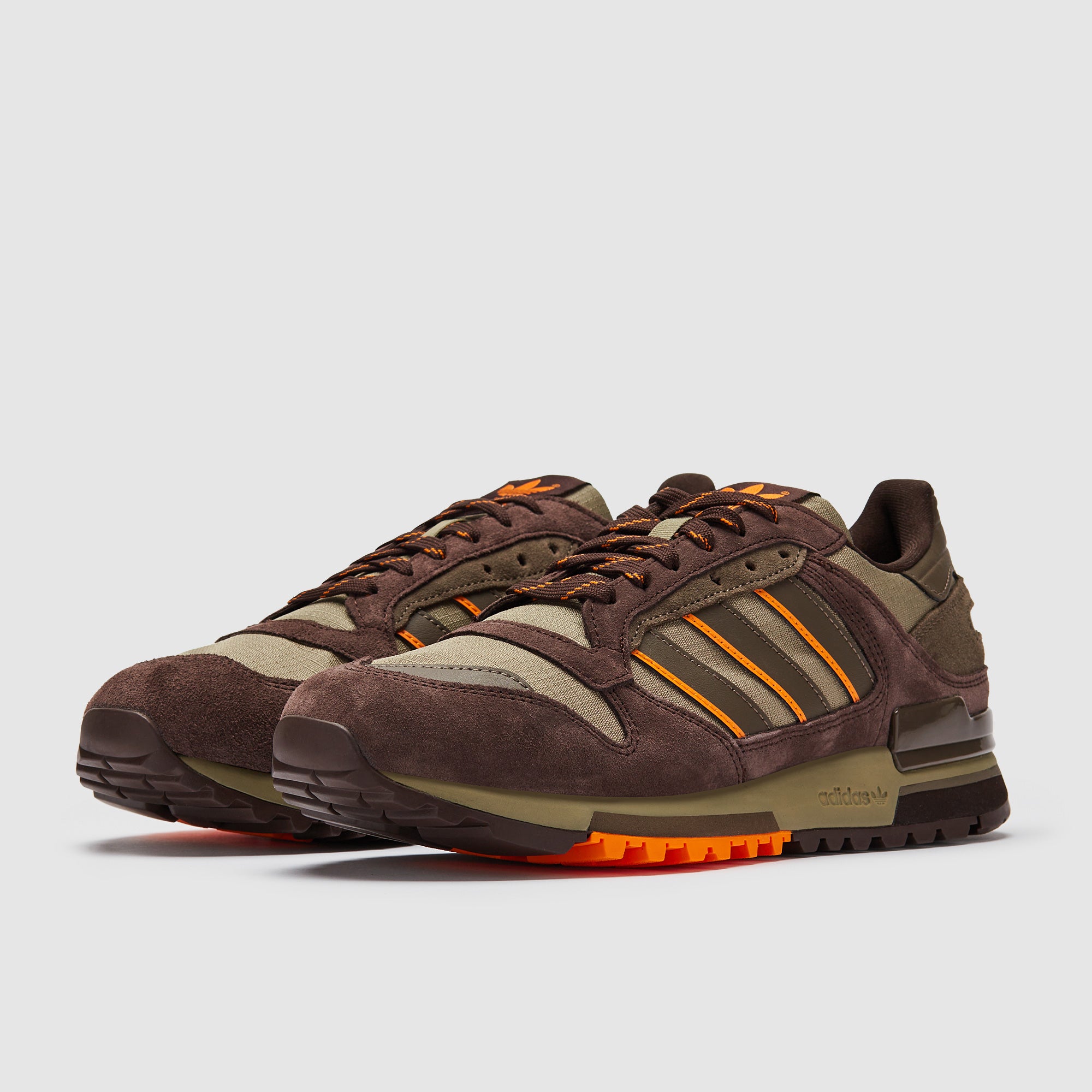 ラン adidas Originals ZX 600 - Dark Brown/Orbit Green/Cargo Brown