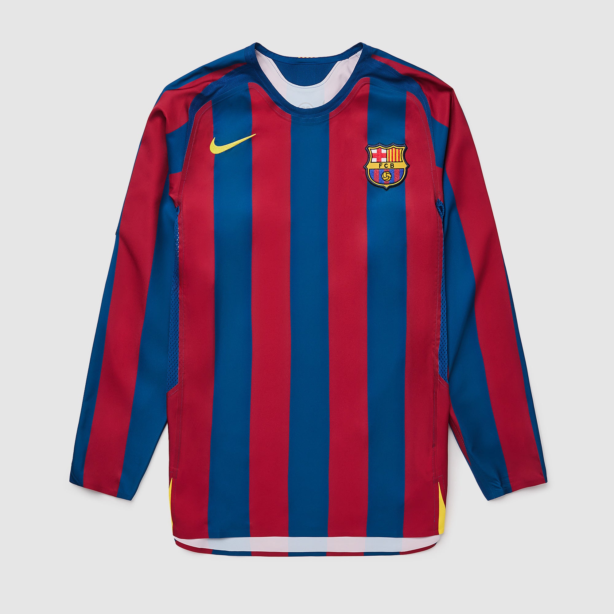 Nike FC Barcelona 2006 Reissue LS Shirt - Gym Blue/Desert Maroon
