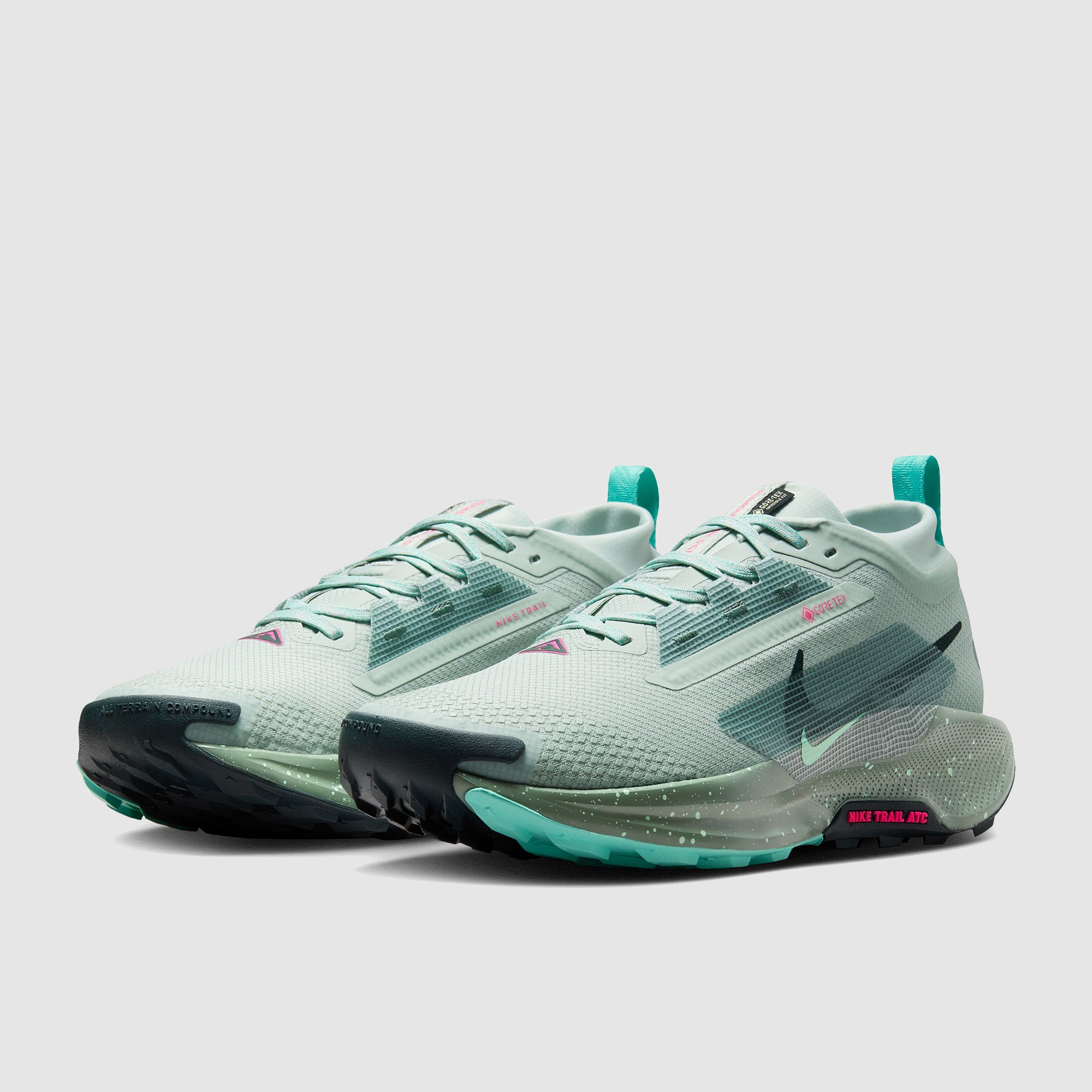 スパイク・シューズ NIKE PEGASUS TRAIL GORE-TEX 28cm Nike Pegasus Trail 5 GORE-TEX Waterproof - Light Silver/Seaweed