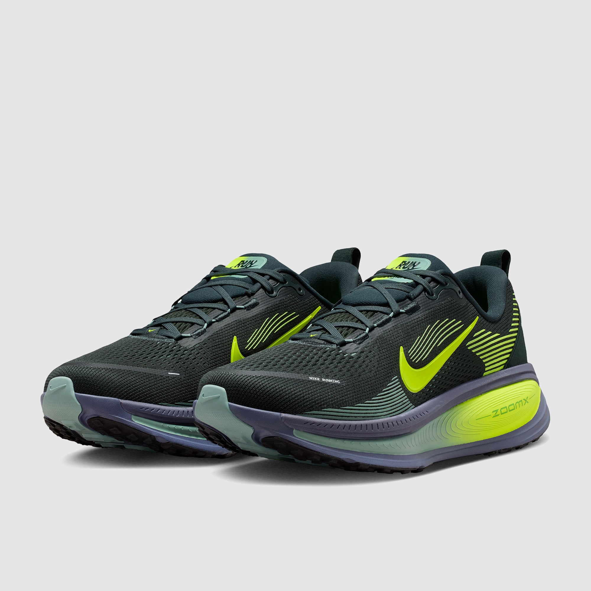 Nike Vomero 18 - Seaweed/Volt/Cannon/Sanded Purple - Mens Shoes