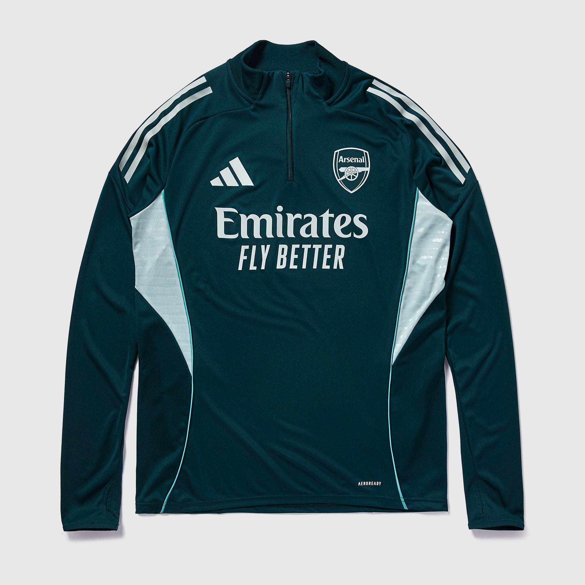 adidas Arsenal 25/26 Drill Top - Aurora Ivy - Mens Replica