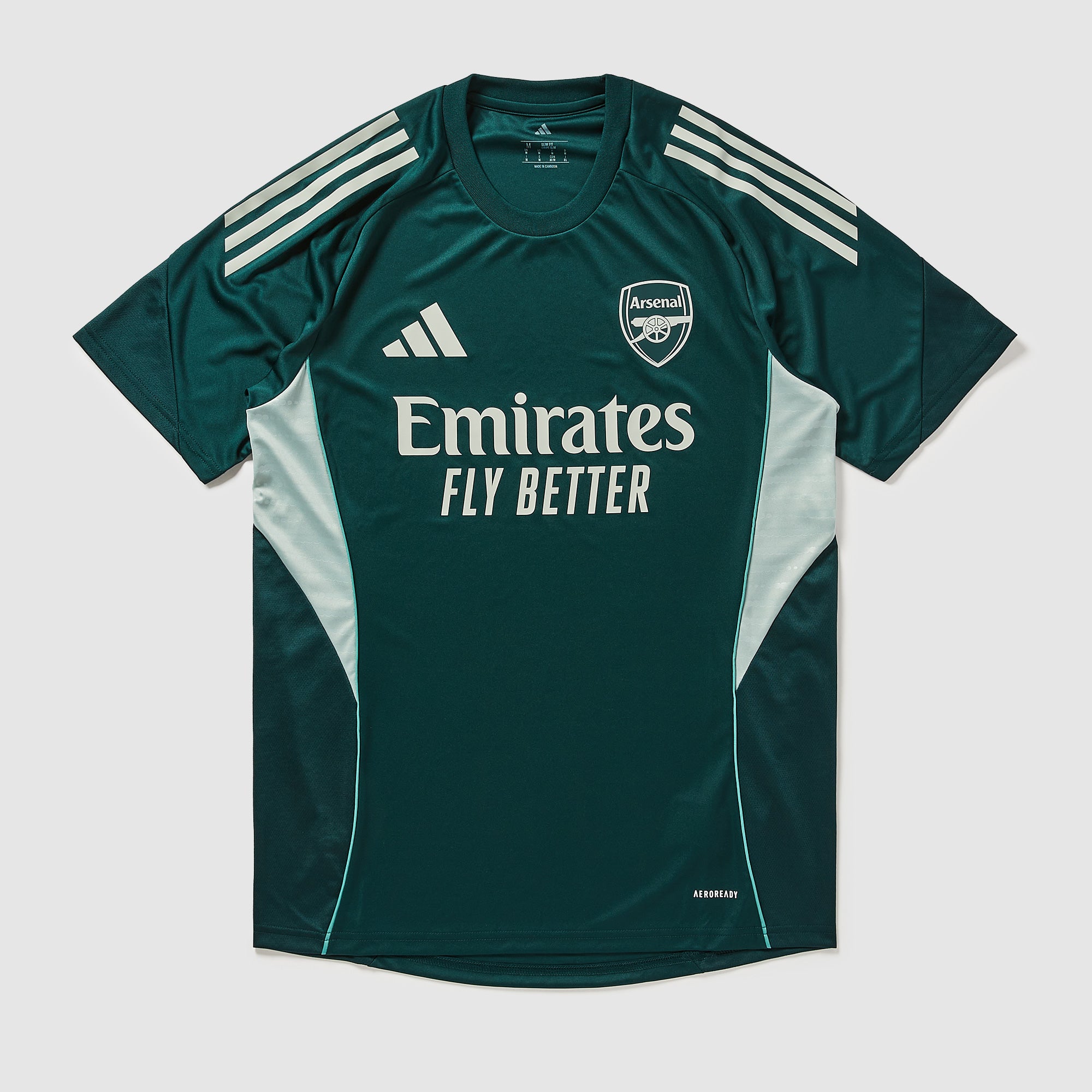 adidas Arsenal 25/26 Training Shirt - Aurora Ivy - Mens Replica