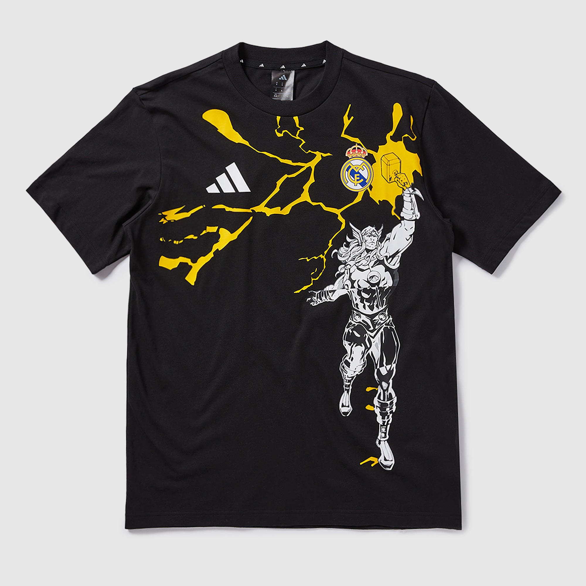 Marid Real Adidas 記念グッズ T Madrid Real Official – White 25/26 T-Shirt Graphic SZN adidas Mens shirt 記念グッズ