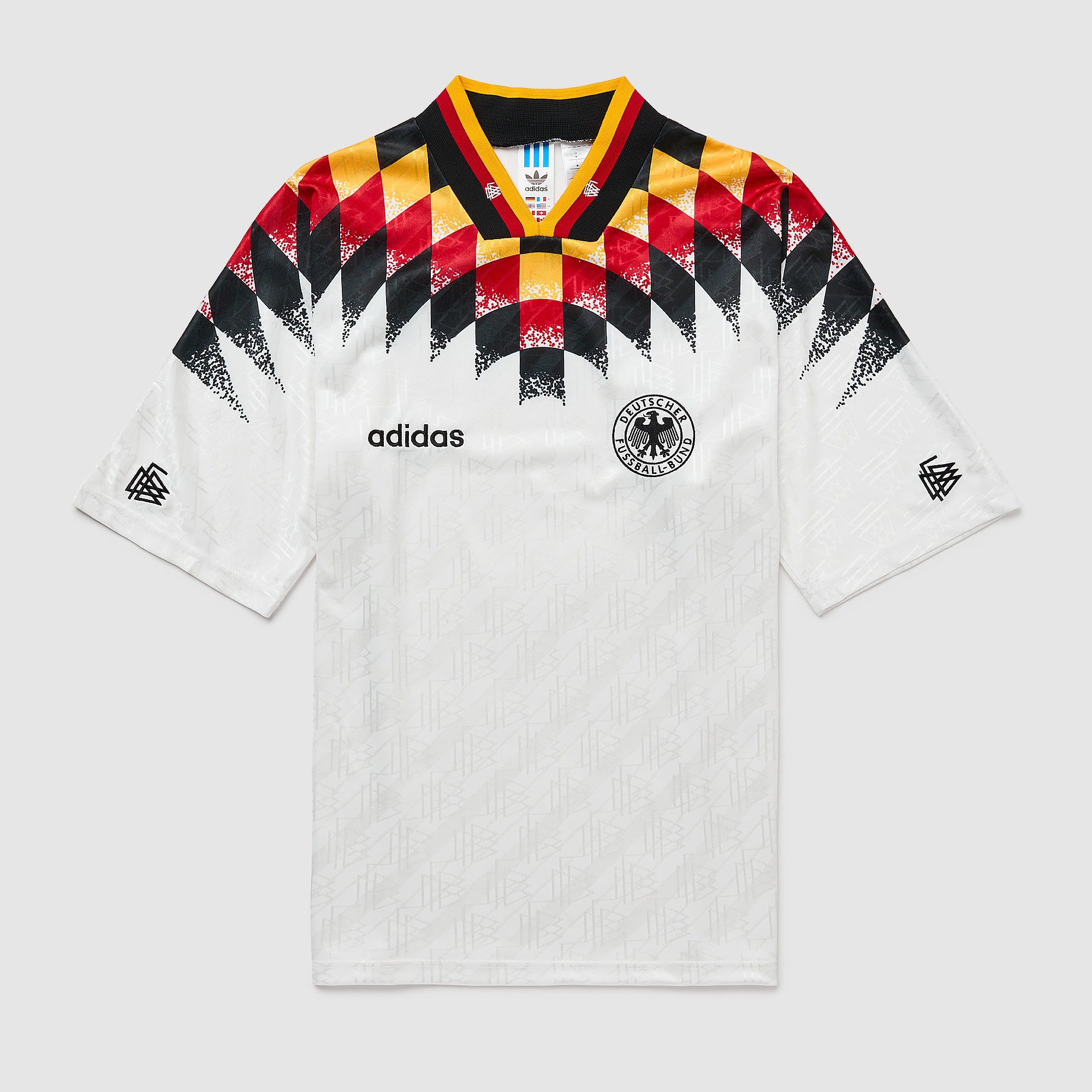 極希少モデル 当時モノ ユニフォーム adidas／94 ドイツ ゲームシャツ adidas Originals Germany 1994 Home Shirt - Vivid Green - Mens Replica