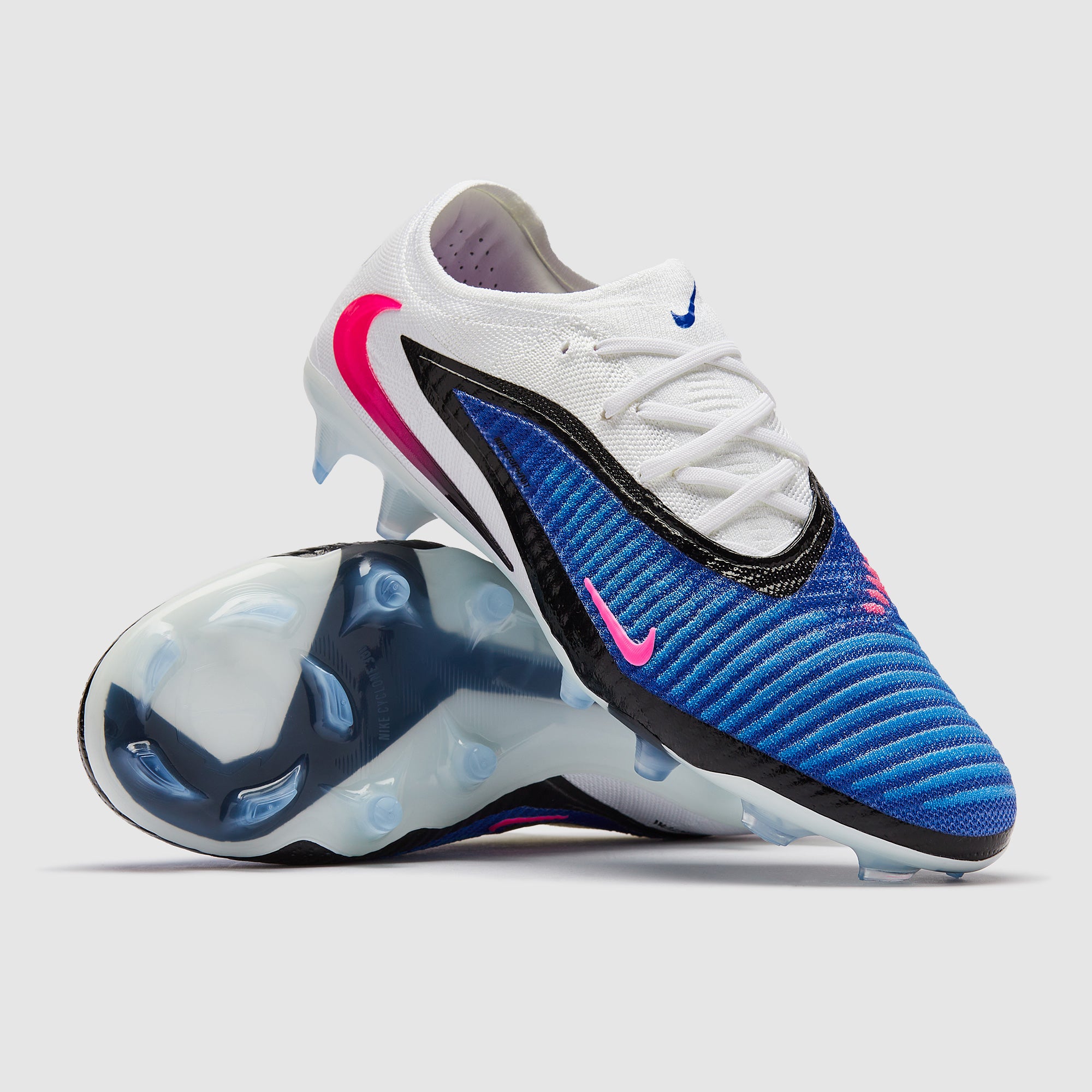 Nike Phantom 6 Low Elite Firm Ground - Racer Blue/Pink Blast/White