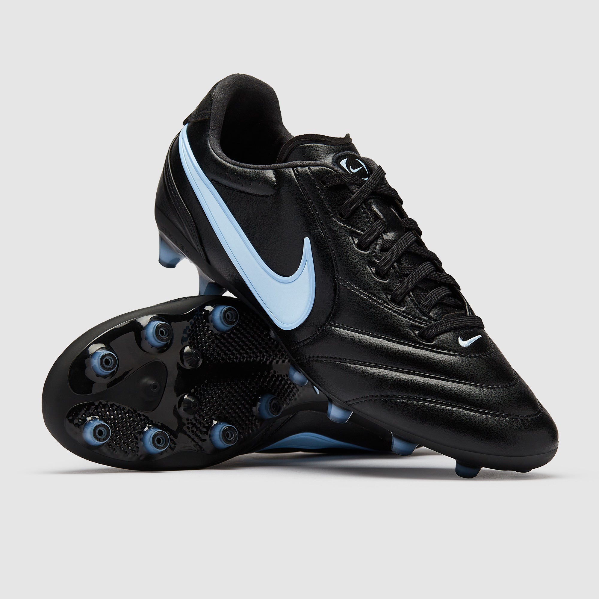 Nike Tiempo Ligera Pro Artificial Grass - Black/Obsidian/Ice Blue