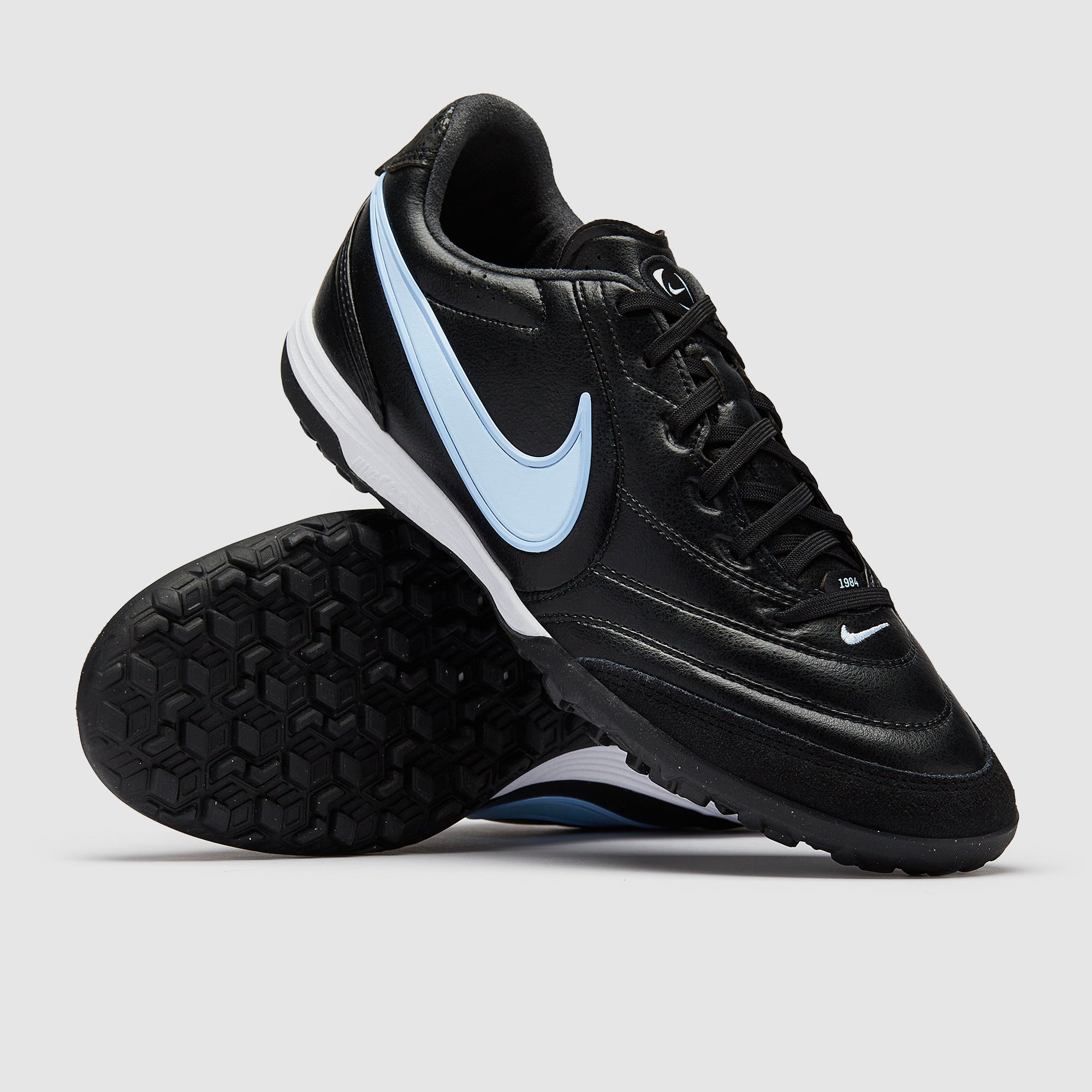 Nike Tiempo Ligera Pro Turf - Black/Obsidian/Ice Blue - Adult Boots