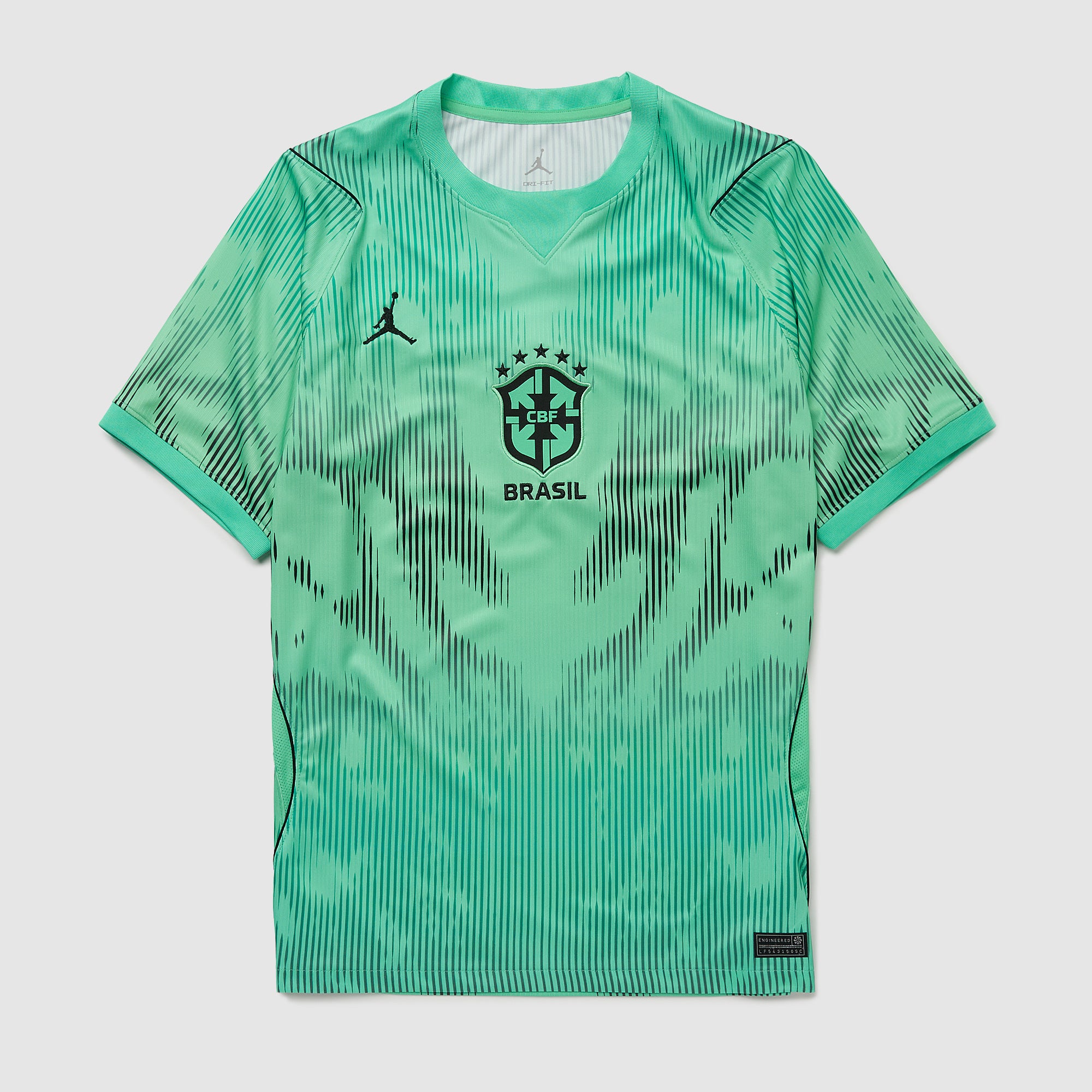 Jordan Brazil 2026 Dri-FIT Stadium GK Shirt - Light Menta/Black