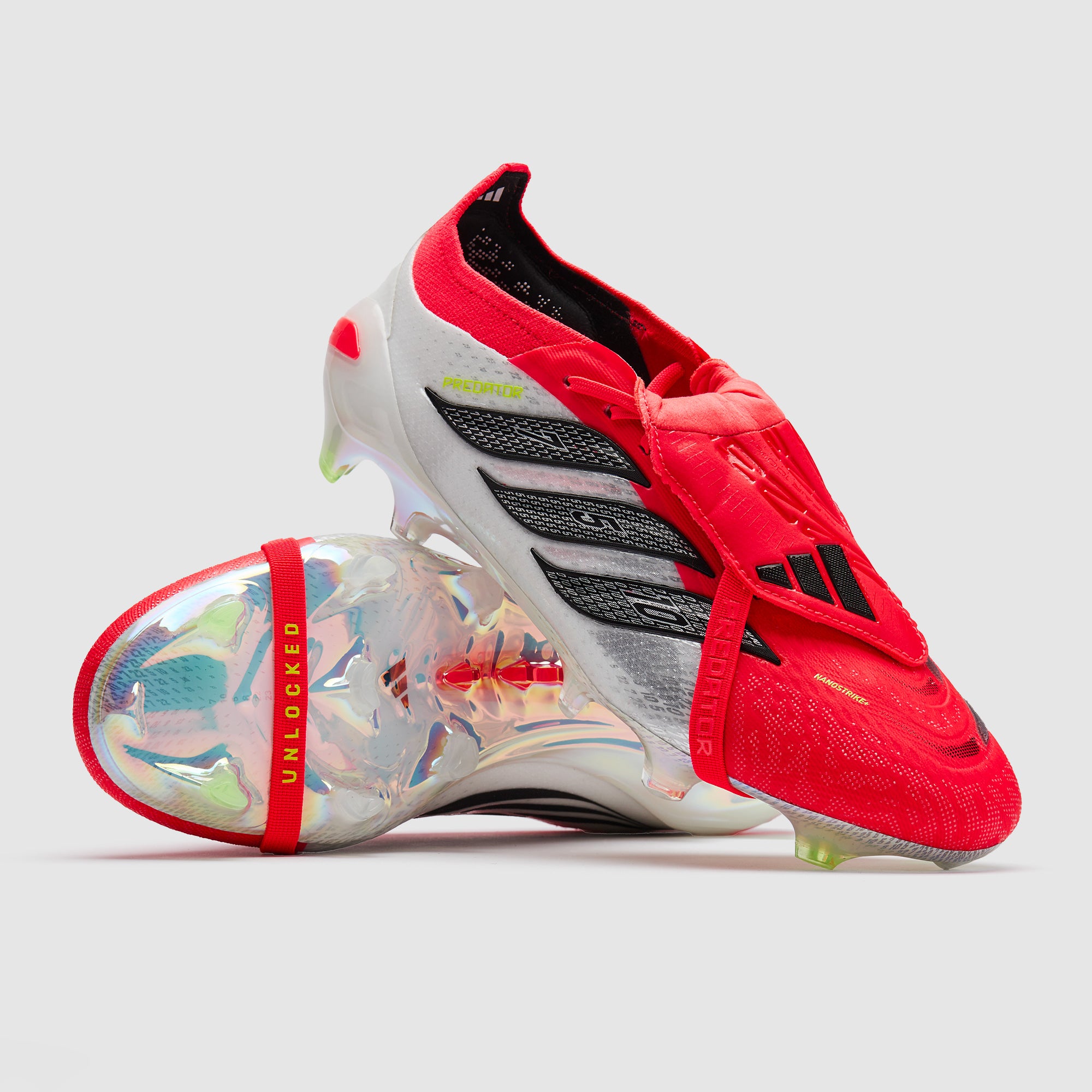 adidas Predator Elite Tongue x Unlocked Firm Ground - Lucid Red