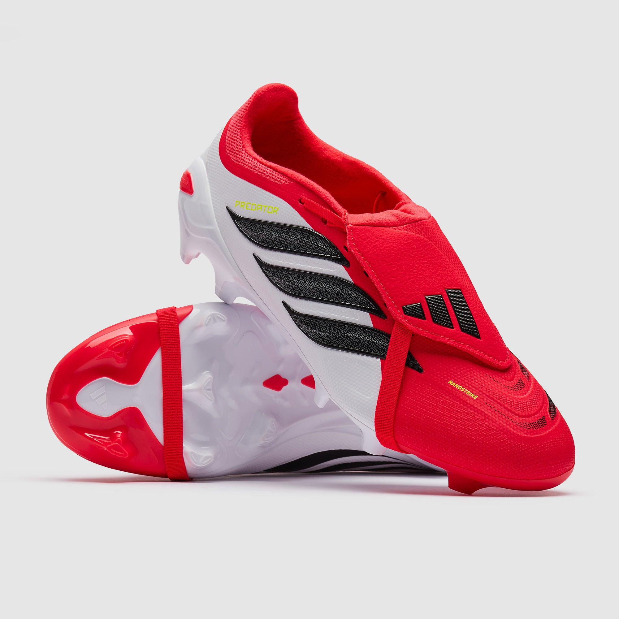 adidas Predator League Tongue Firm Ground - Lucid Red/Core Black