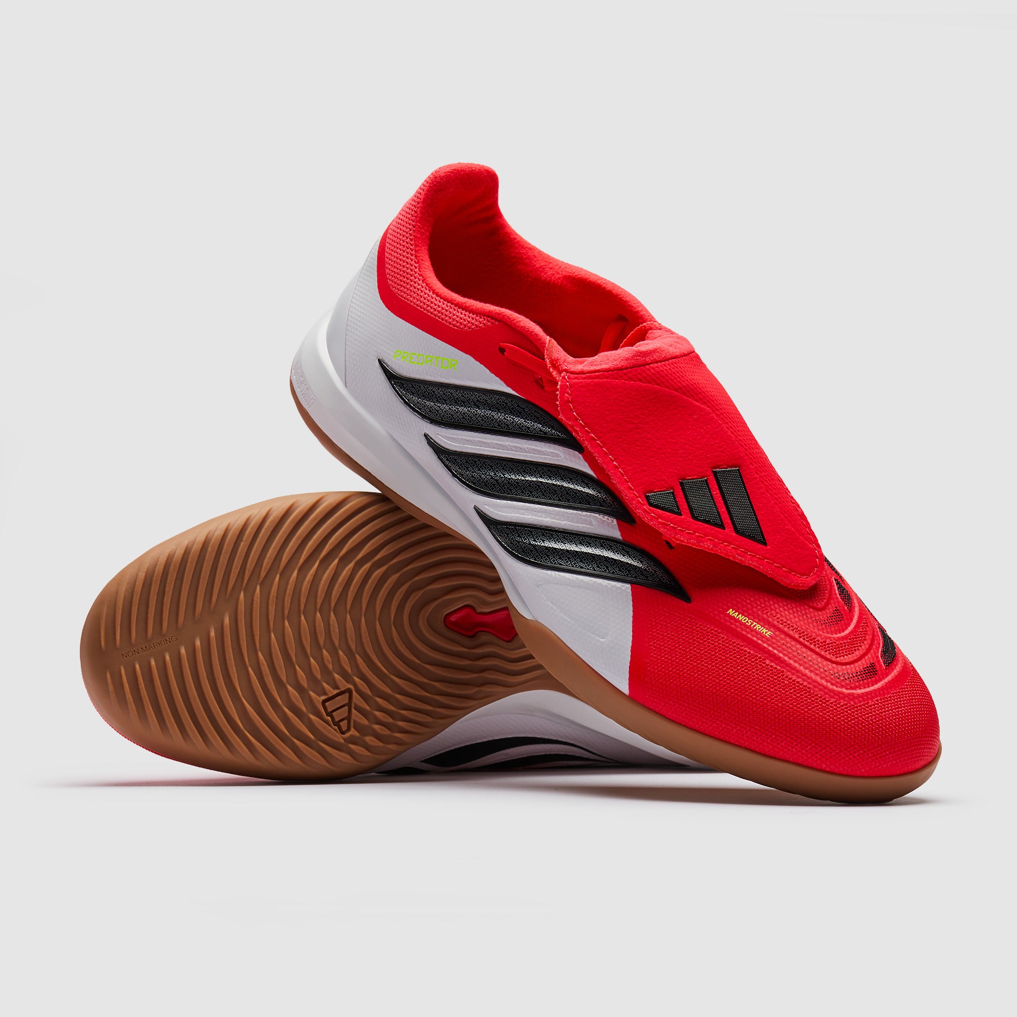  Predator レッド シューズ adidas Predator League Tongue Indoor - Lucid Red/Core Black/Ftwr