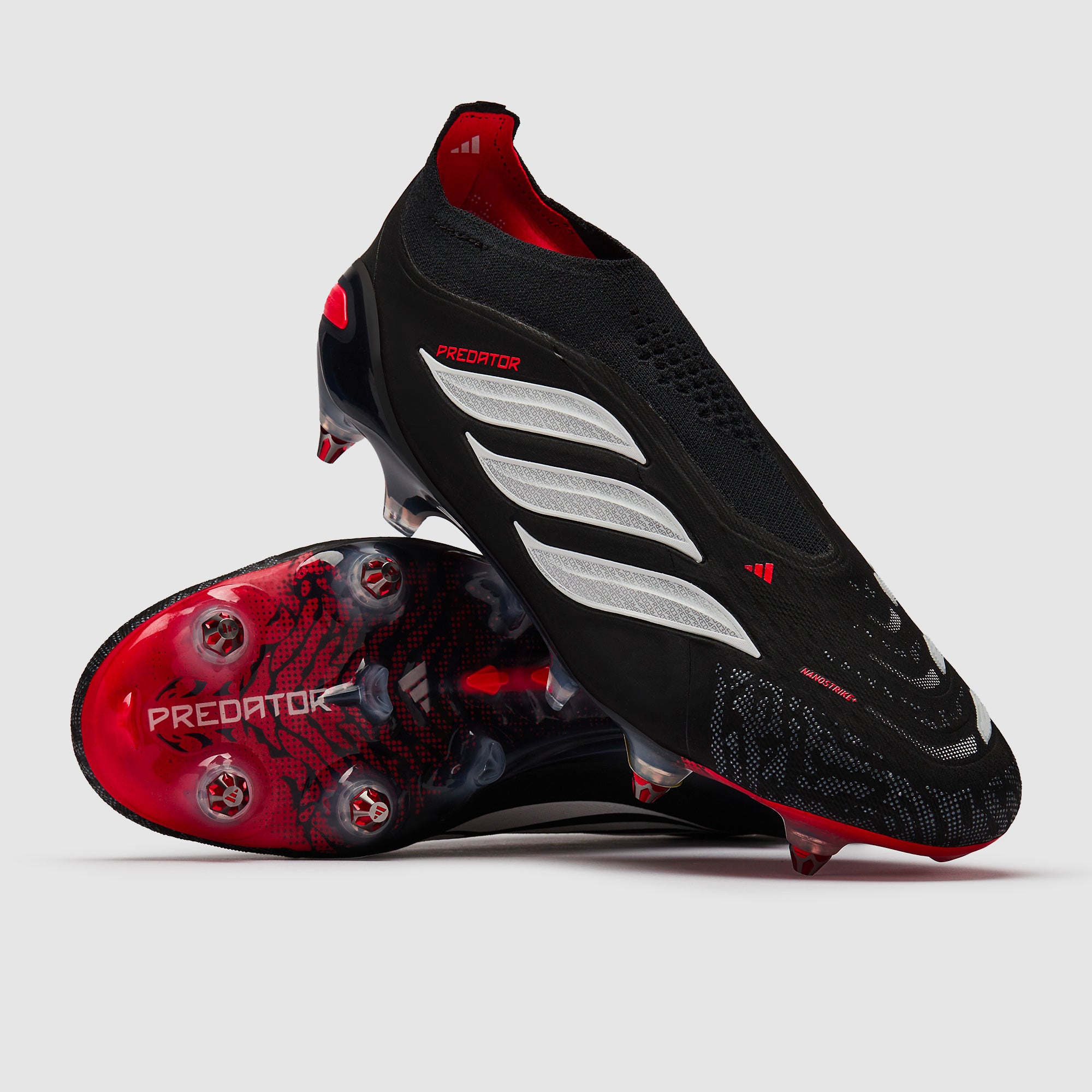 adidas Predator Elite Laceless Soft Ground - Core Black/Ftwr White