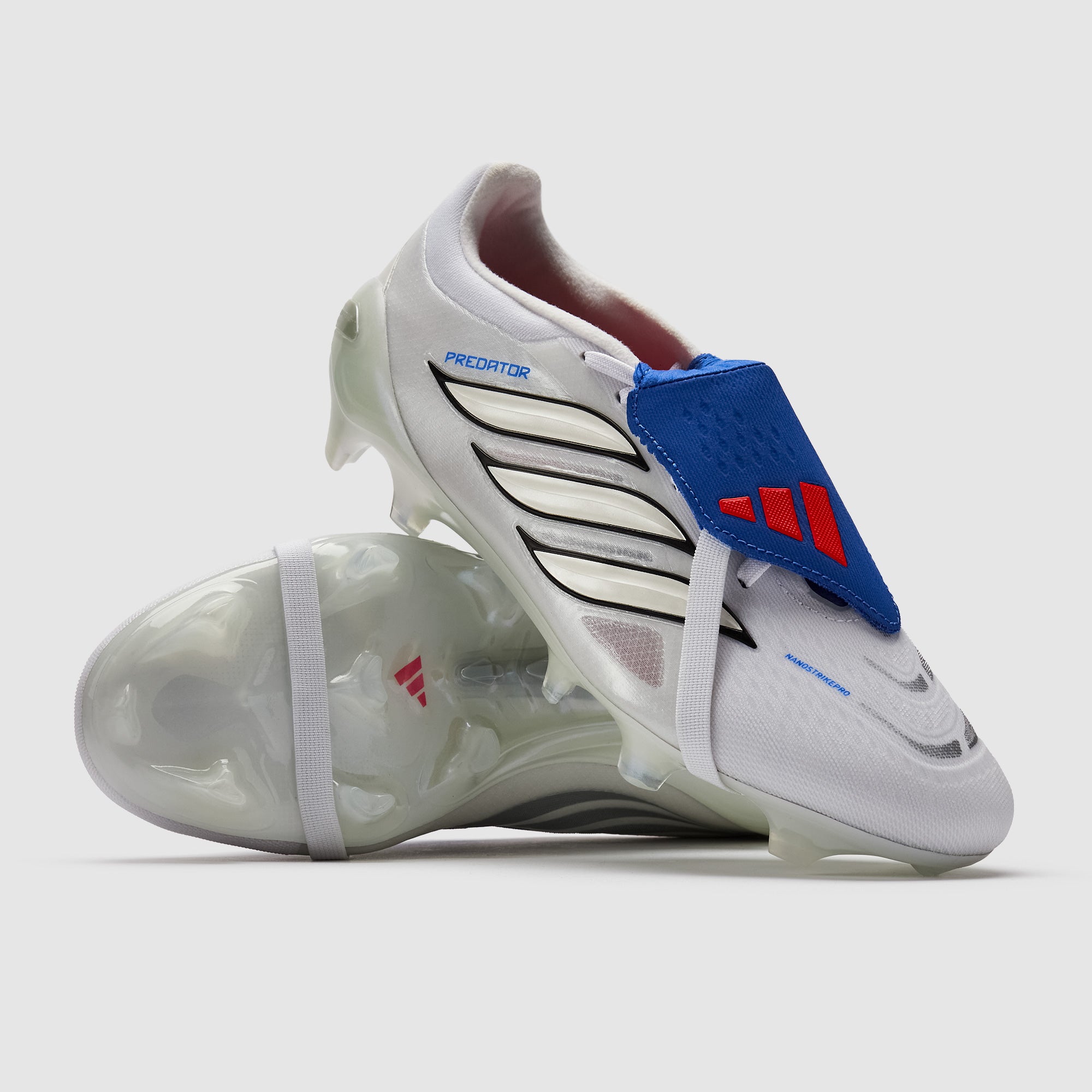 Adidas Predator Mens Pre-owned Gray with Blue Accents Soccer Sneakers- sz. 6 1/2 adidas Kids Predator Club Turf Soccer Shoes - Ice Cold  main image 3