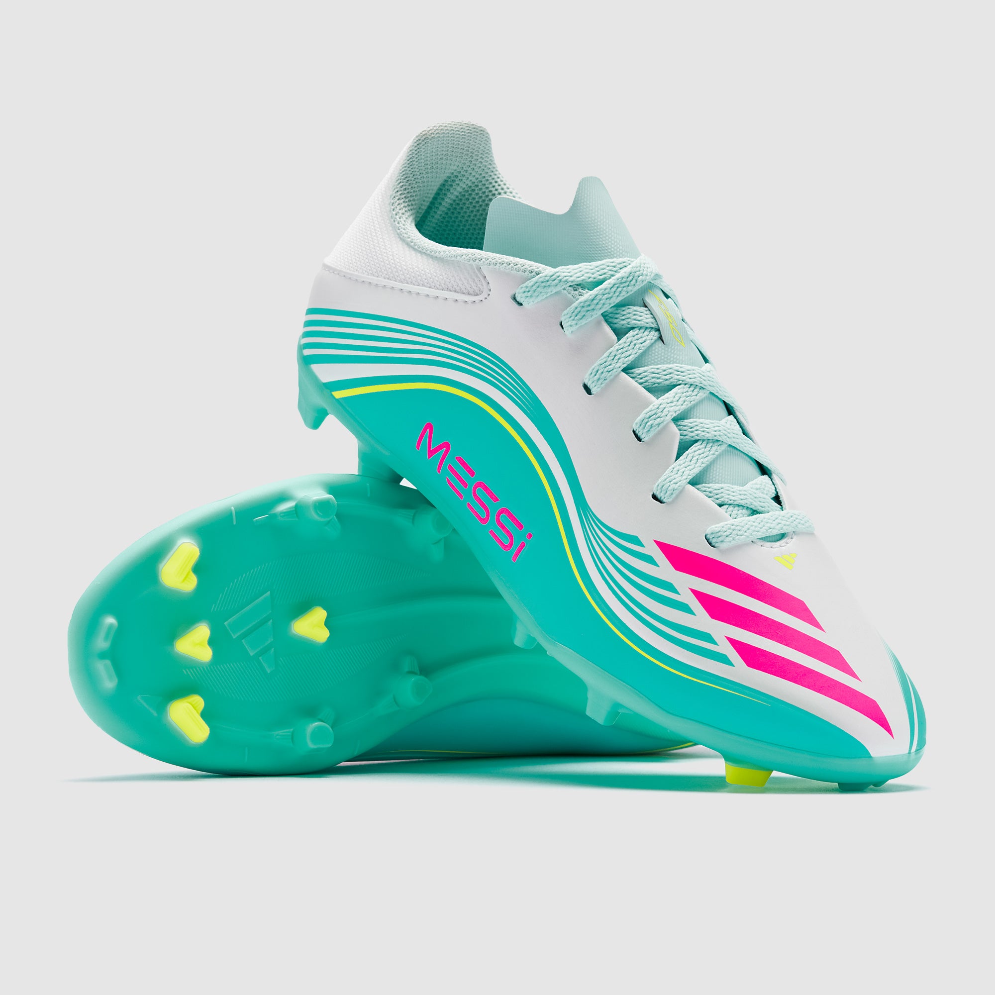 アディダス【24.0】 Messi F50 League Kids FG/MG adidas Kids F50 League x Messi Firm Ground/Mixed Ground - Ftwr