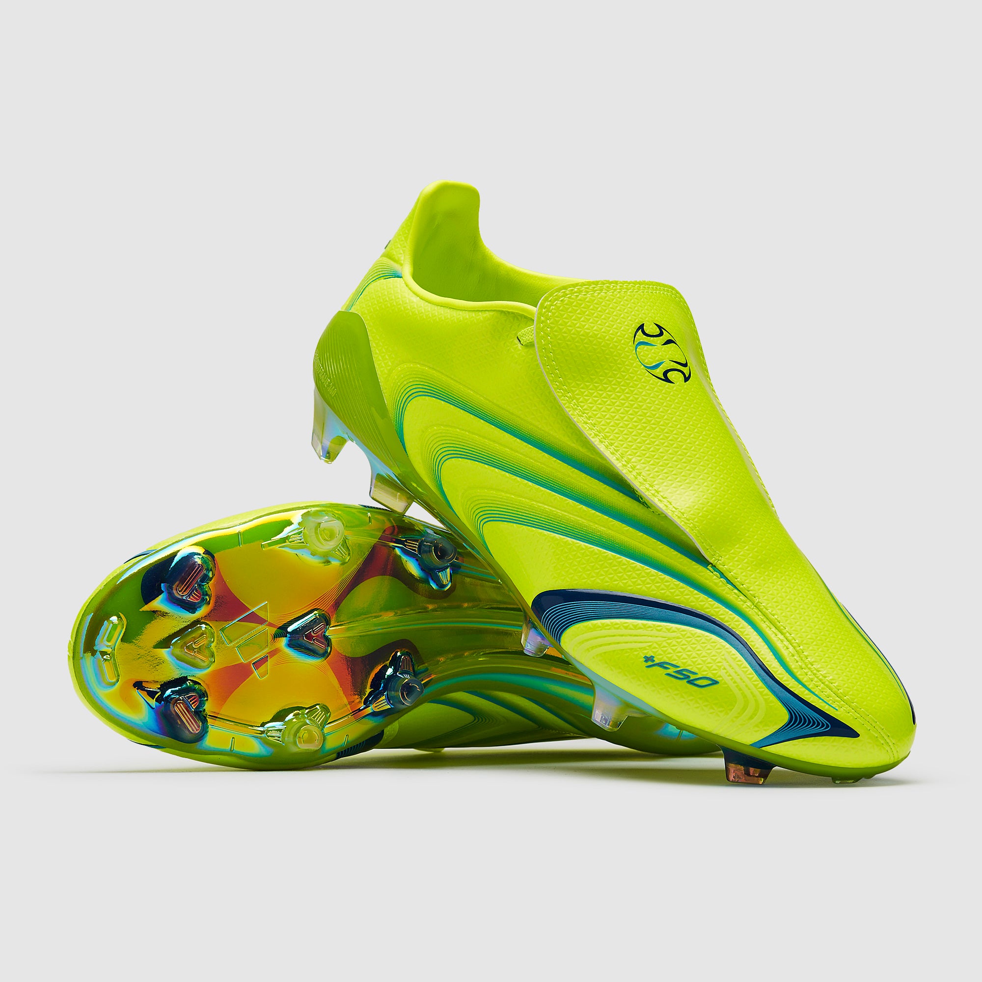 adidas F50 Elite x Tunit Firm Ground - Lucid Lemon/Team Royal Blue