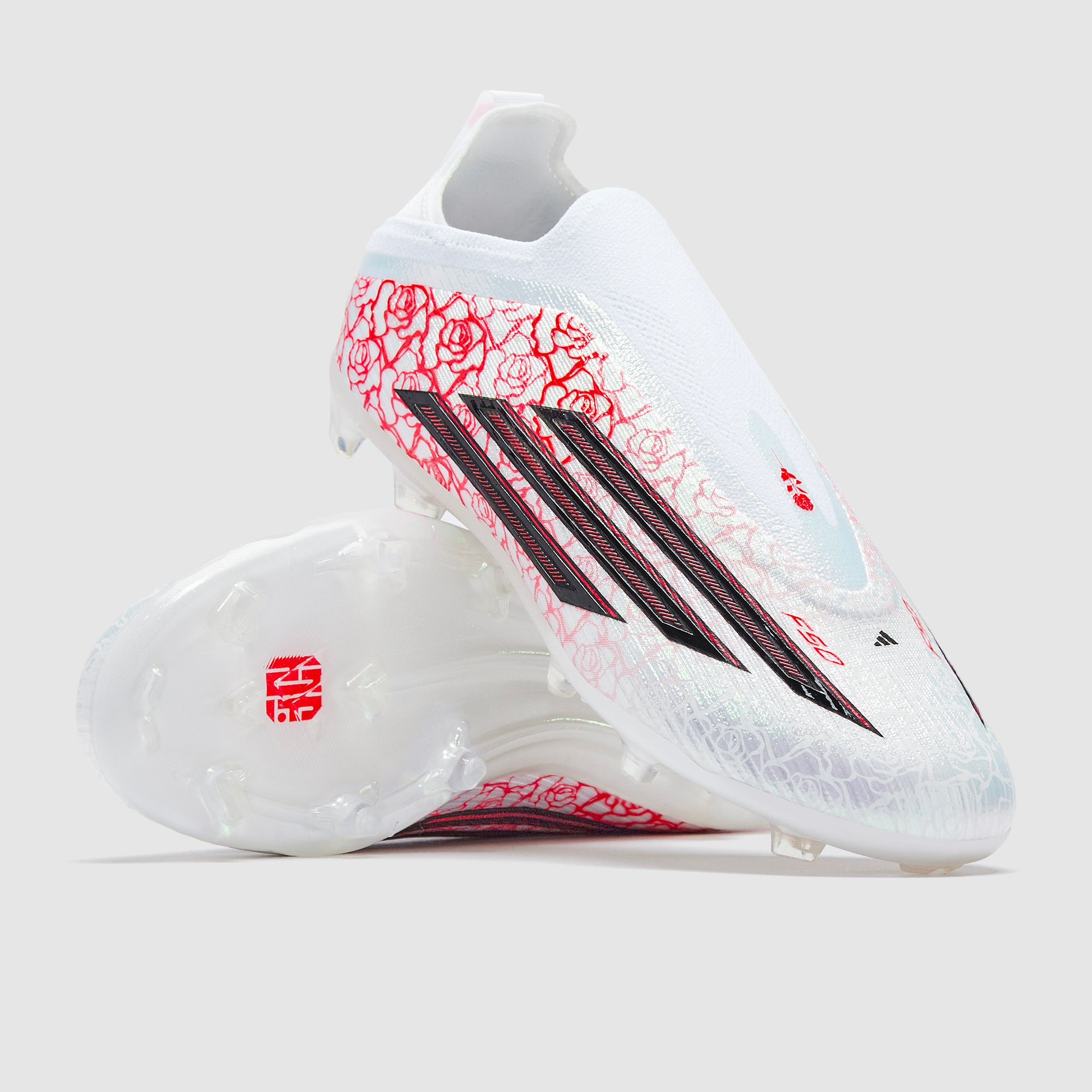 adidas Kids F50 Elite Laceless x Lamine Yamal Firm Ground - Ftwr
