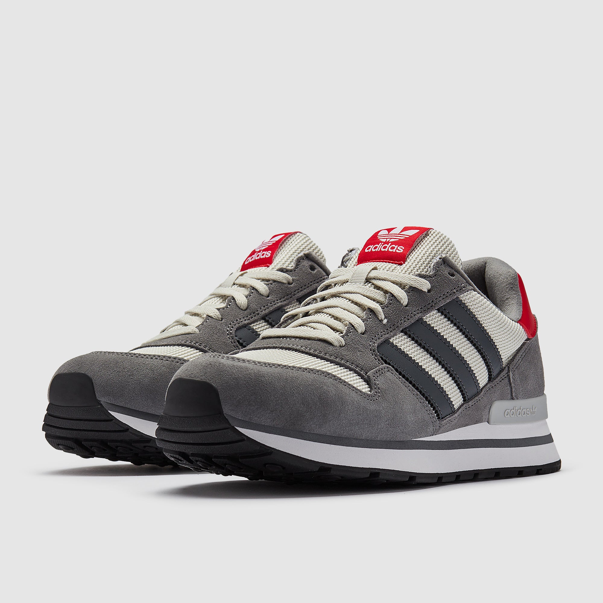38 adidas Originals ZX 500 RS - Grey/Better Scarlet - Trainers - Mens
