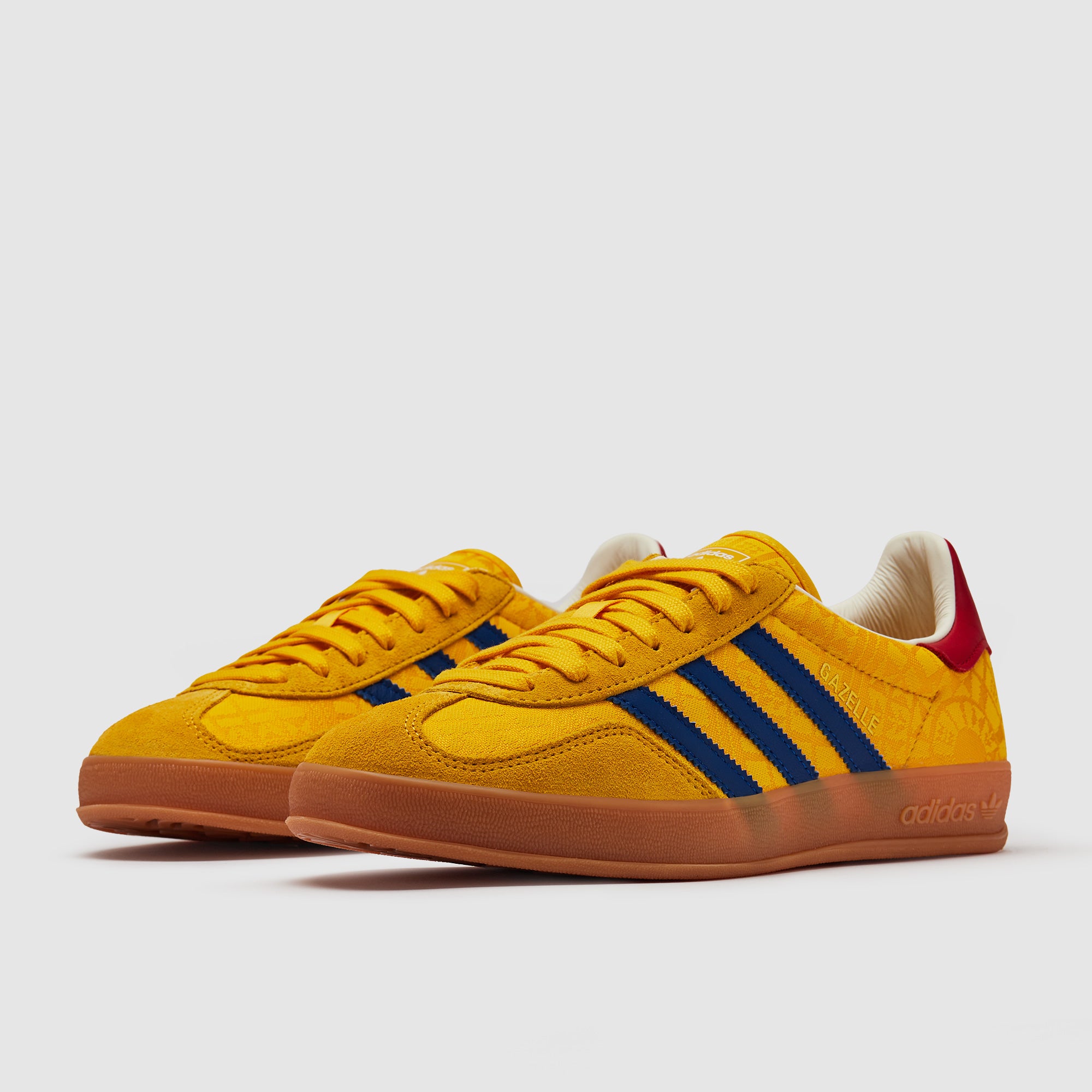 adidas Originals Gazelle Indoor - Bold Gold/Power Blue/Team Collegiate Red - Trainers - Mens Shoes adidas Originals Gazelle Indoor - Bold Gold/Power Blue/Team Collegiate Red - Trainers - Mens Shoes