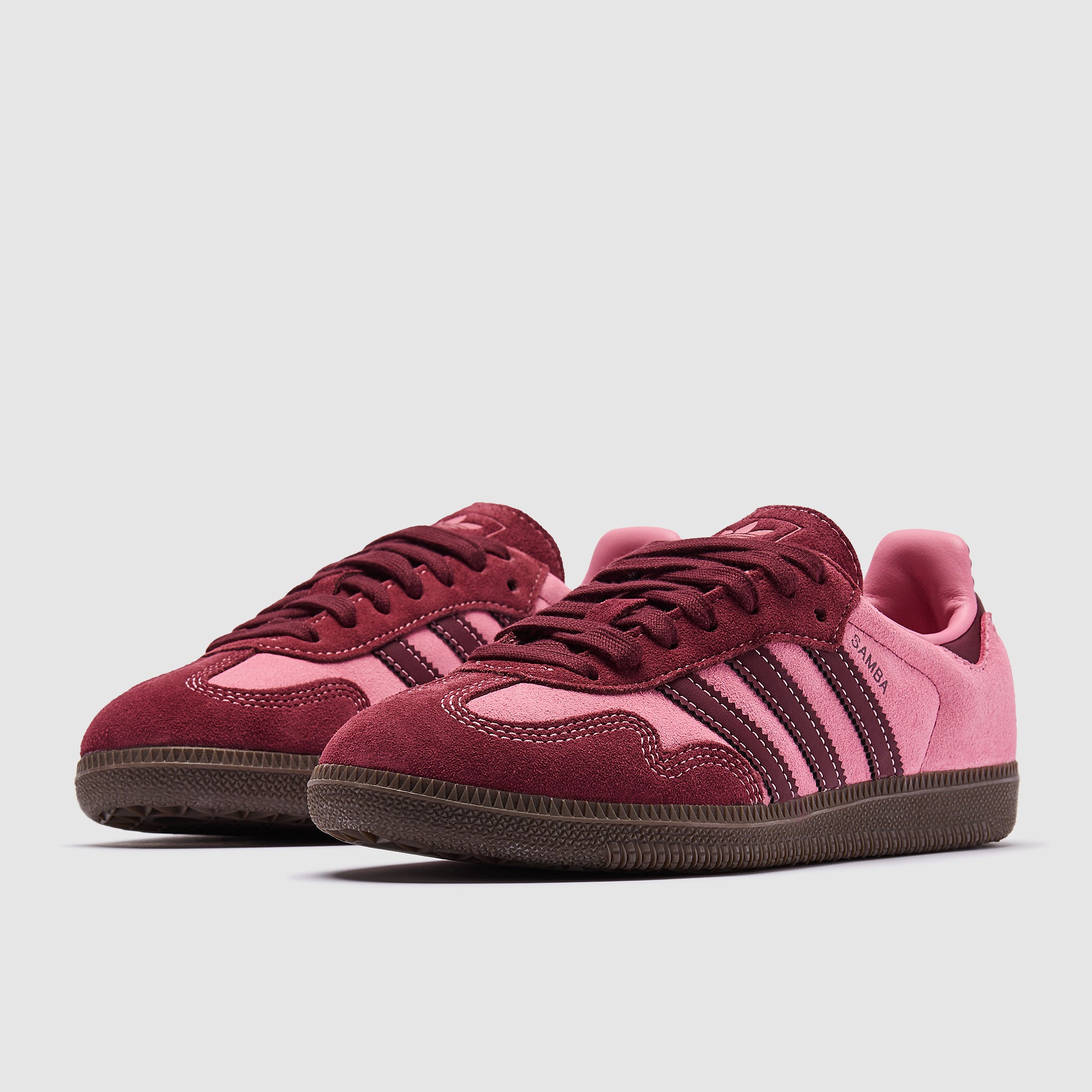 adidas Originals Womens Samba OG - Pink Spark/Shadow Red/Gum 