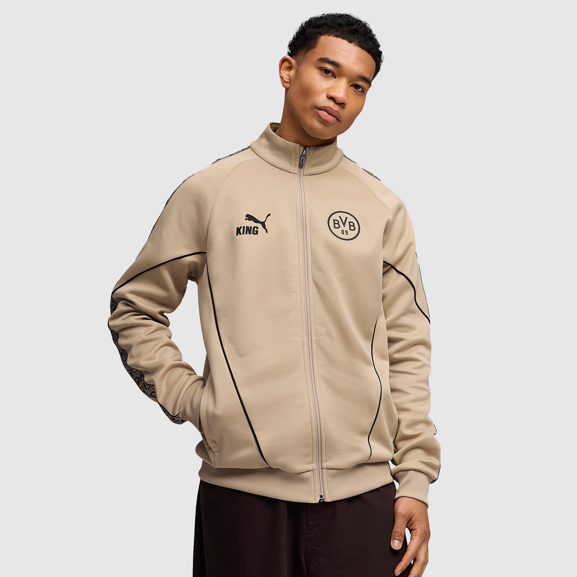Puma Borussia Dortmund 25/26 King Anthem Jacket - Alabaster/Puma