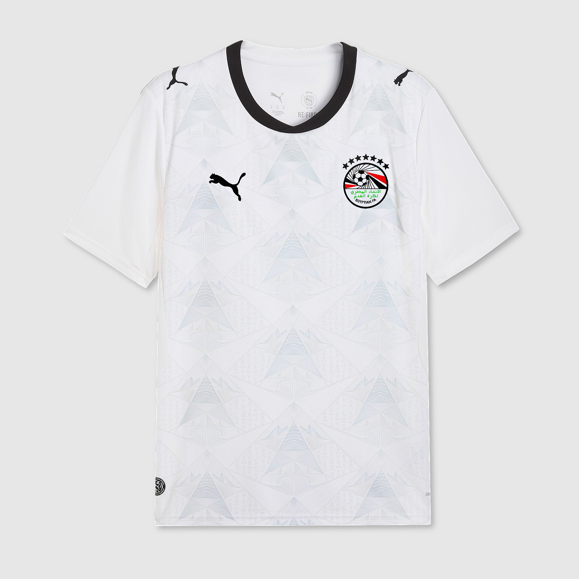 Puma Egypt 2026 Away Shirt - Puma White/Spring Fern - Mens Replica