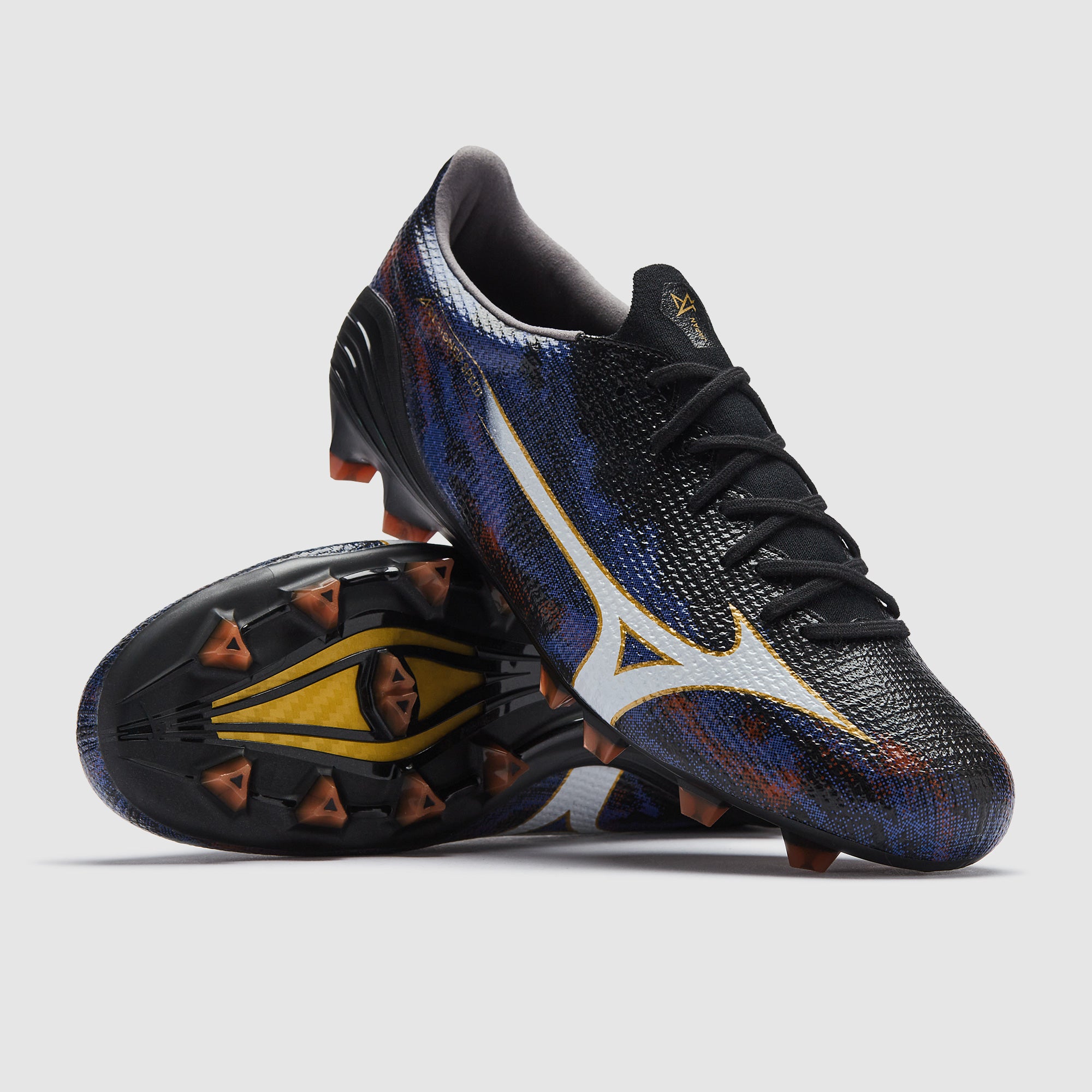 Mizuno α JAPAN 27.5 Mizuno Alpha III Made in Japan Firm Ground - Black/Ancient Water
