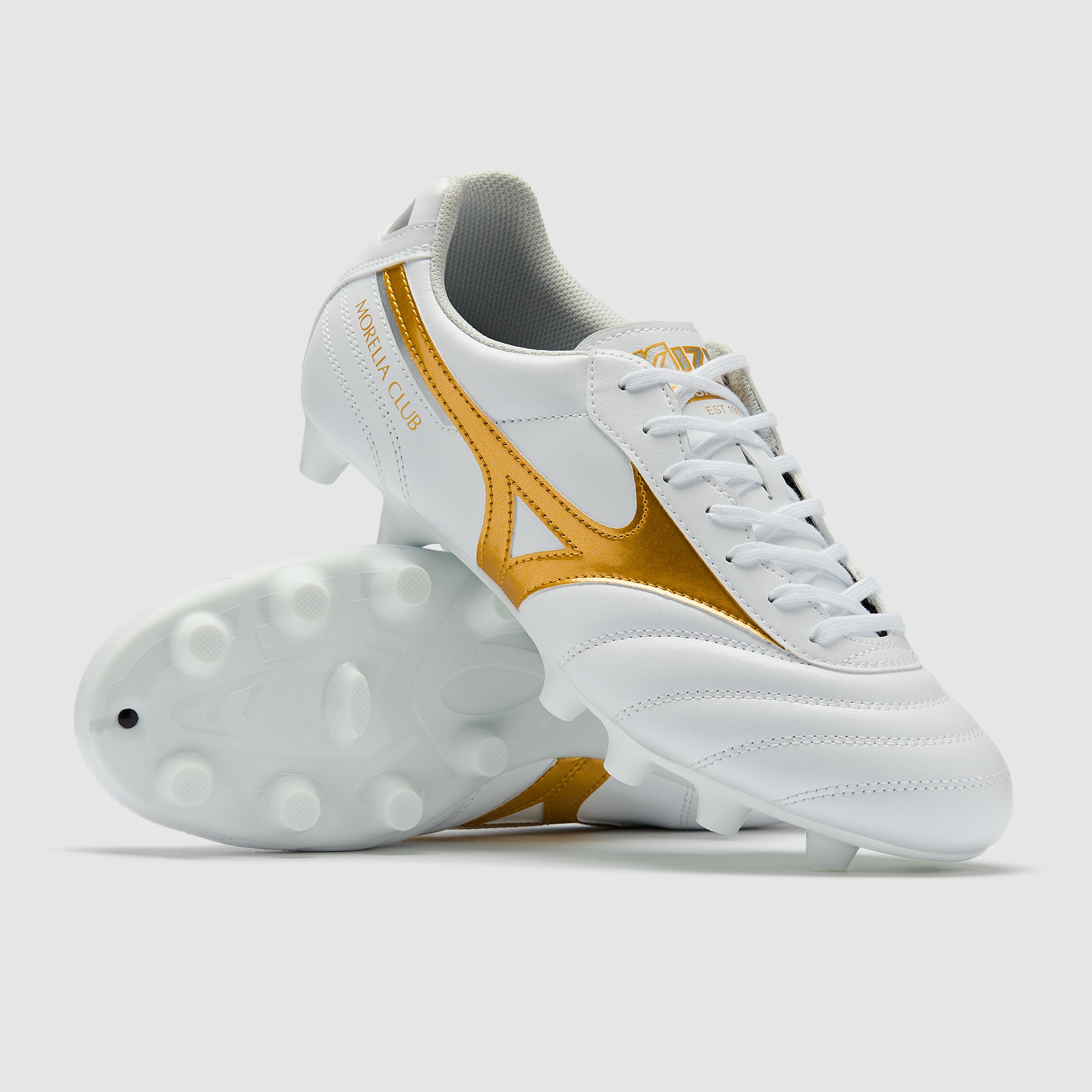 Mizuno Morelia II Club Firm Ground - White/Football Gold/Galaxy