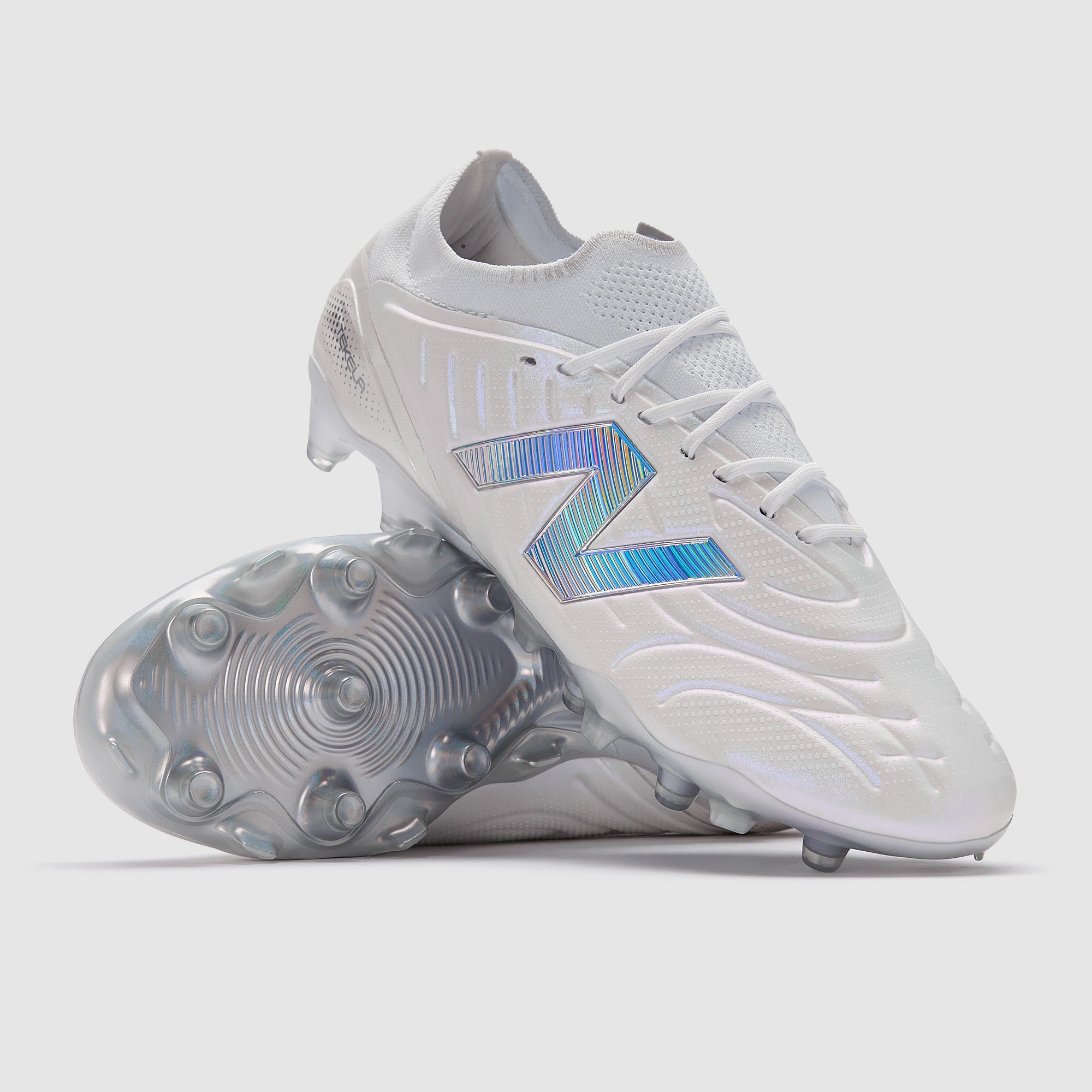 New Balance Tekela V5 Elite Firm Ground - White/Libra/Grey Matter