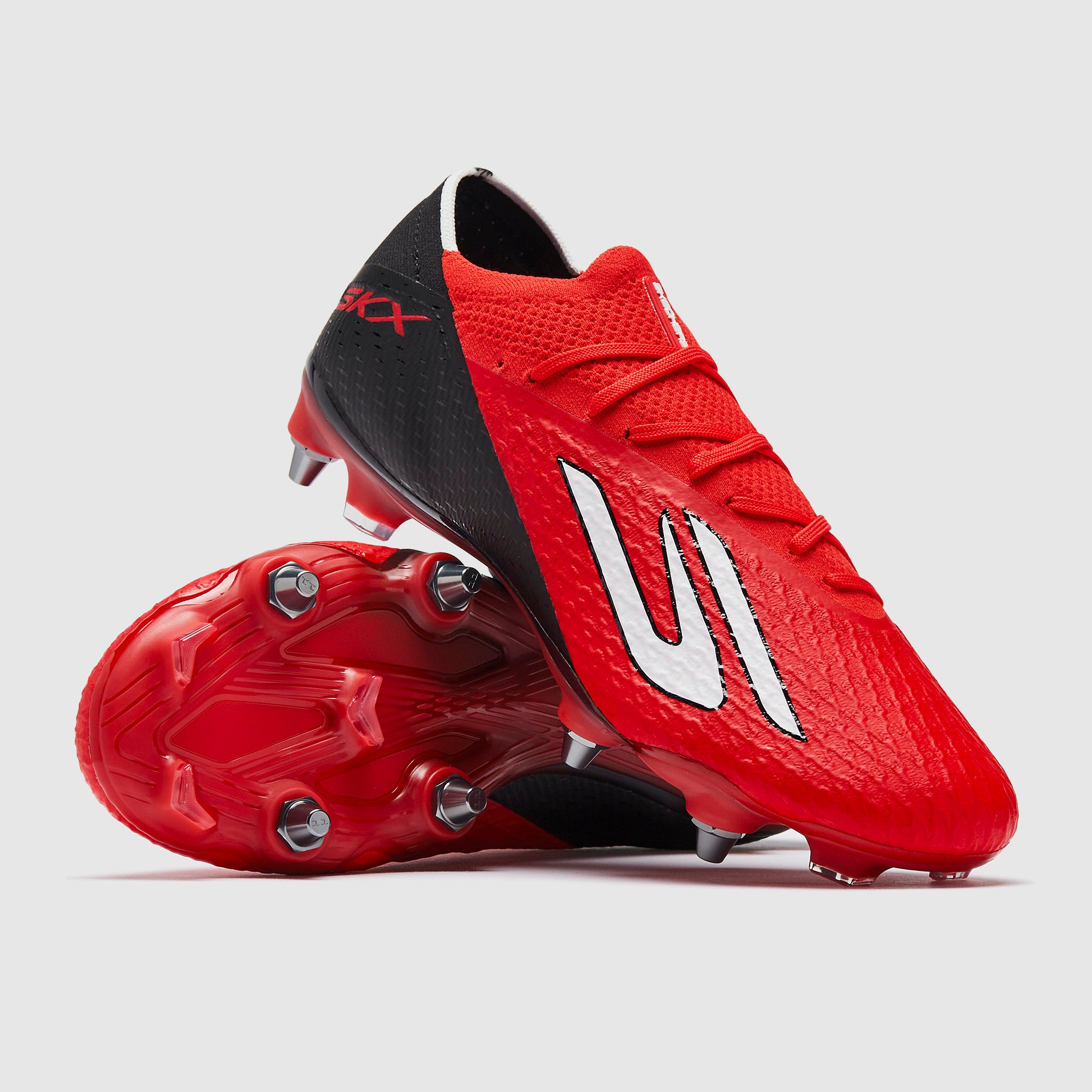 ズッキックス Skechers SKX 2 Elite Soft Ground - Red/Black - Adult Boots