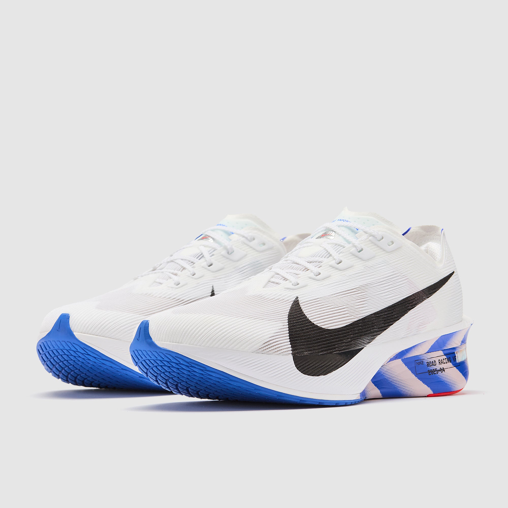 Nike ZoomX Vaporfly Next% 4 - White/Black/Racer Blue/Silt  display picture 2