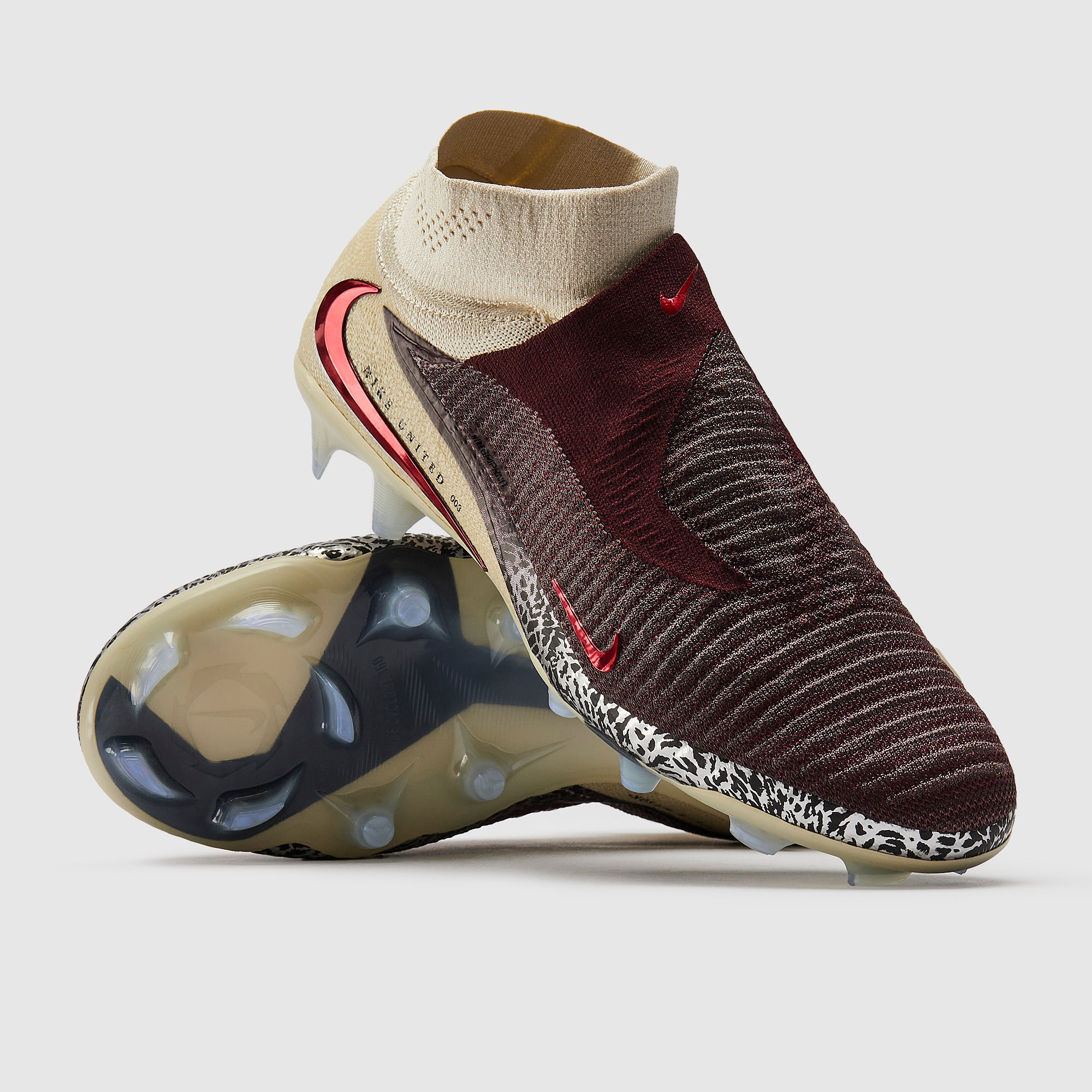 シューズ NIKE PHANTOM6 HIGH ELITE FG Nike Phantom 6 High Elite Firm Ground - Burgundy Crush/Univ Red