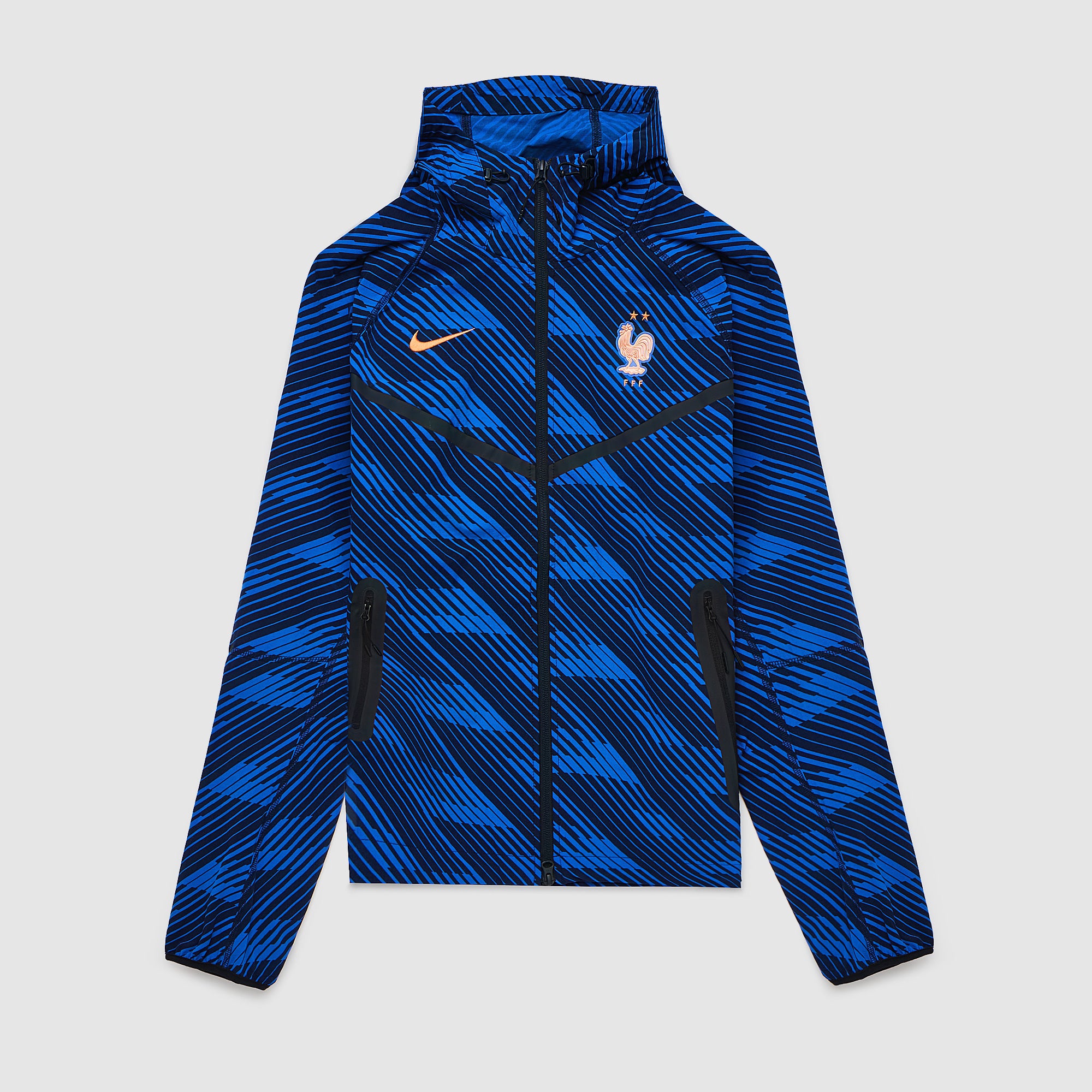 Nike France 2026 Tech Woven Top - Game Royal/Metallic Copper