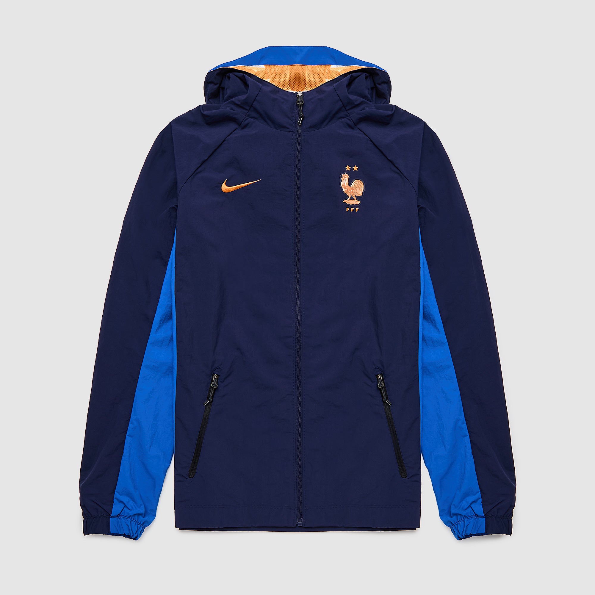 Nike France 2026 AWF Woven Jacket - Blackened Blue/Game Royal