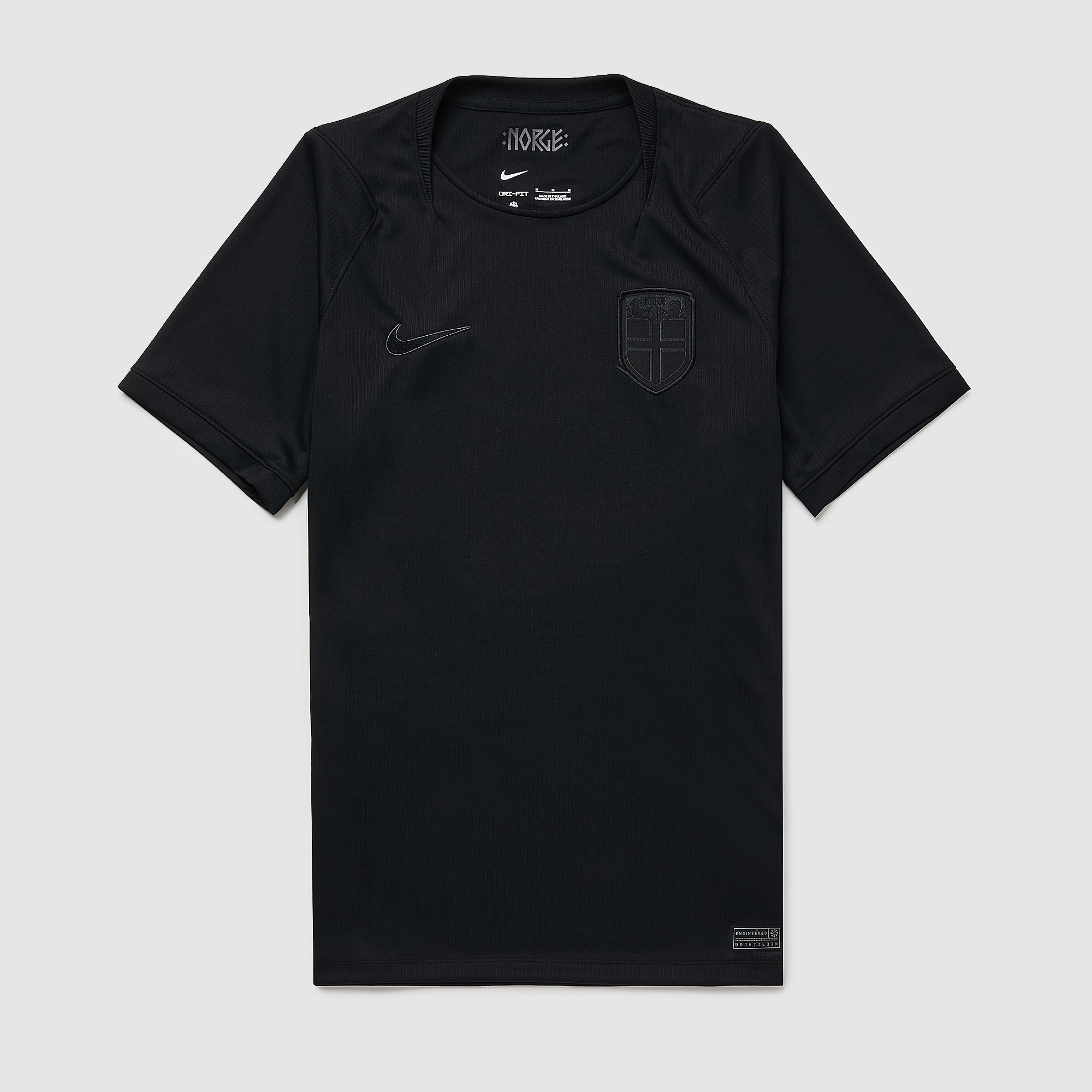 Nike Norway 2026 Dri-FIT Stadium Away Shirt - Black/Black/Black