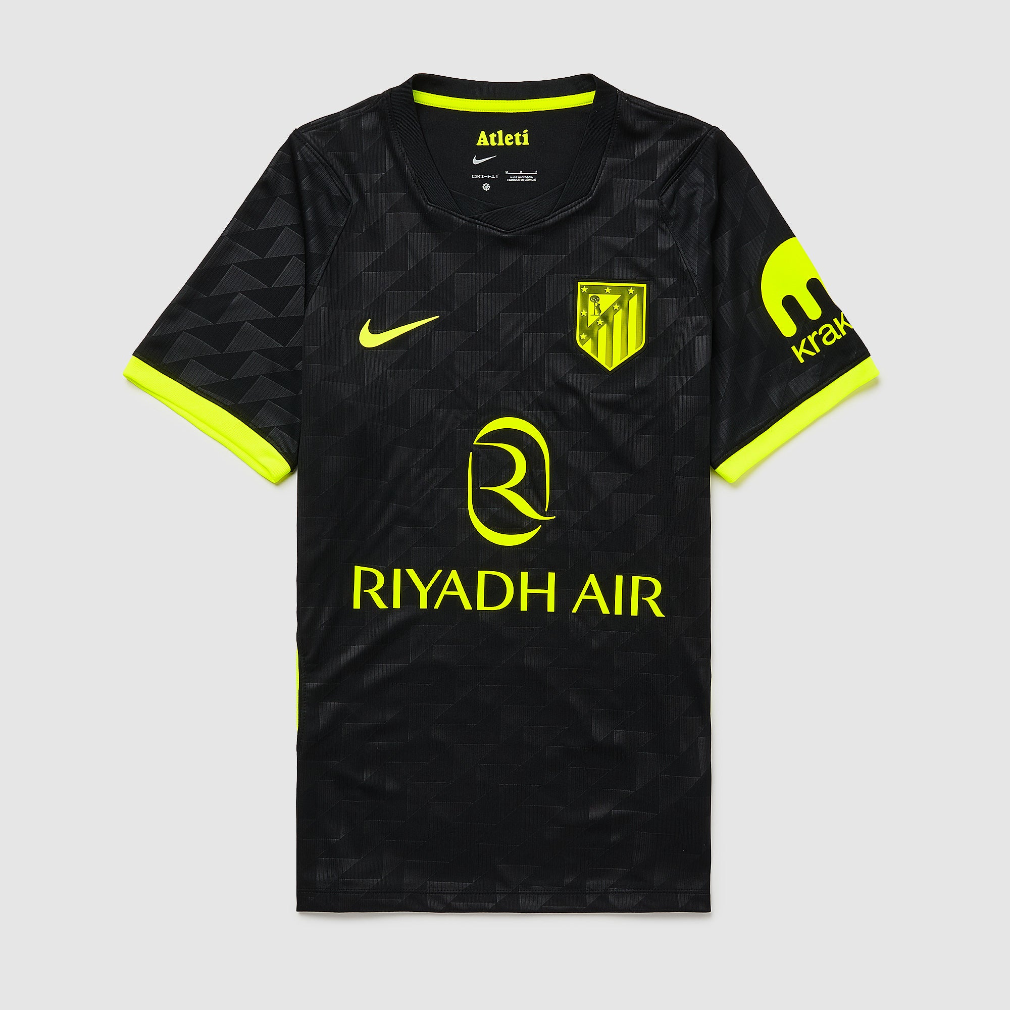 Atlético Madrid 2023 Summer Tour #5 デパウル Nike Atletico Madrid 26/27 Dri-FIT Stadium Away Shirt - Black/Volt