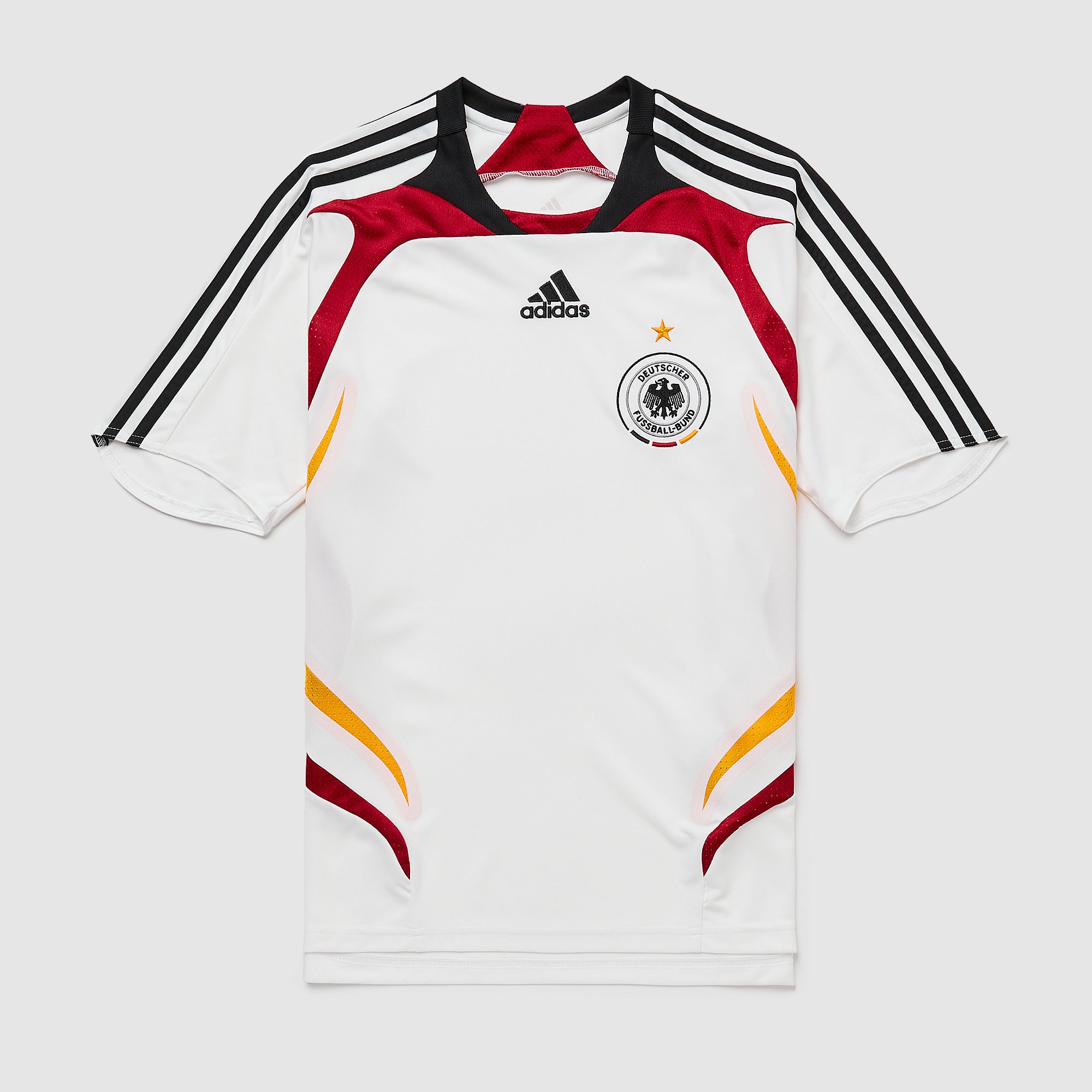 adidas Germany 2007 Home Shirt - White - Mens Replica