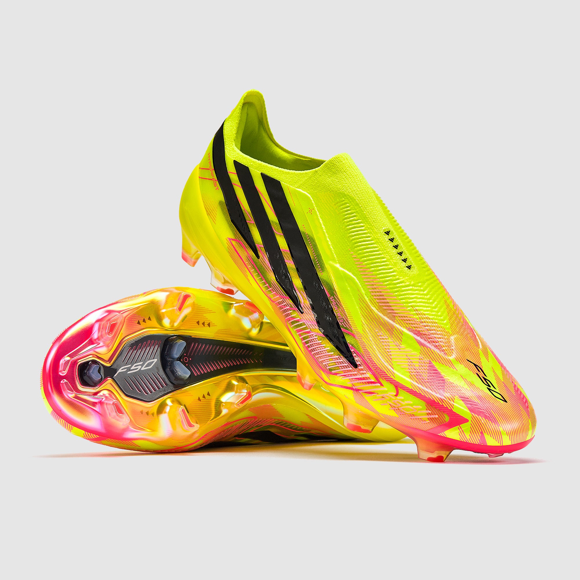 adidas F50 Hyperfast Elite Laceless Firm Ground - Team Solar