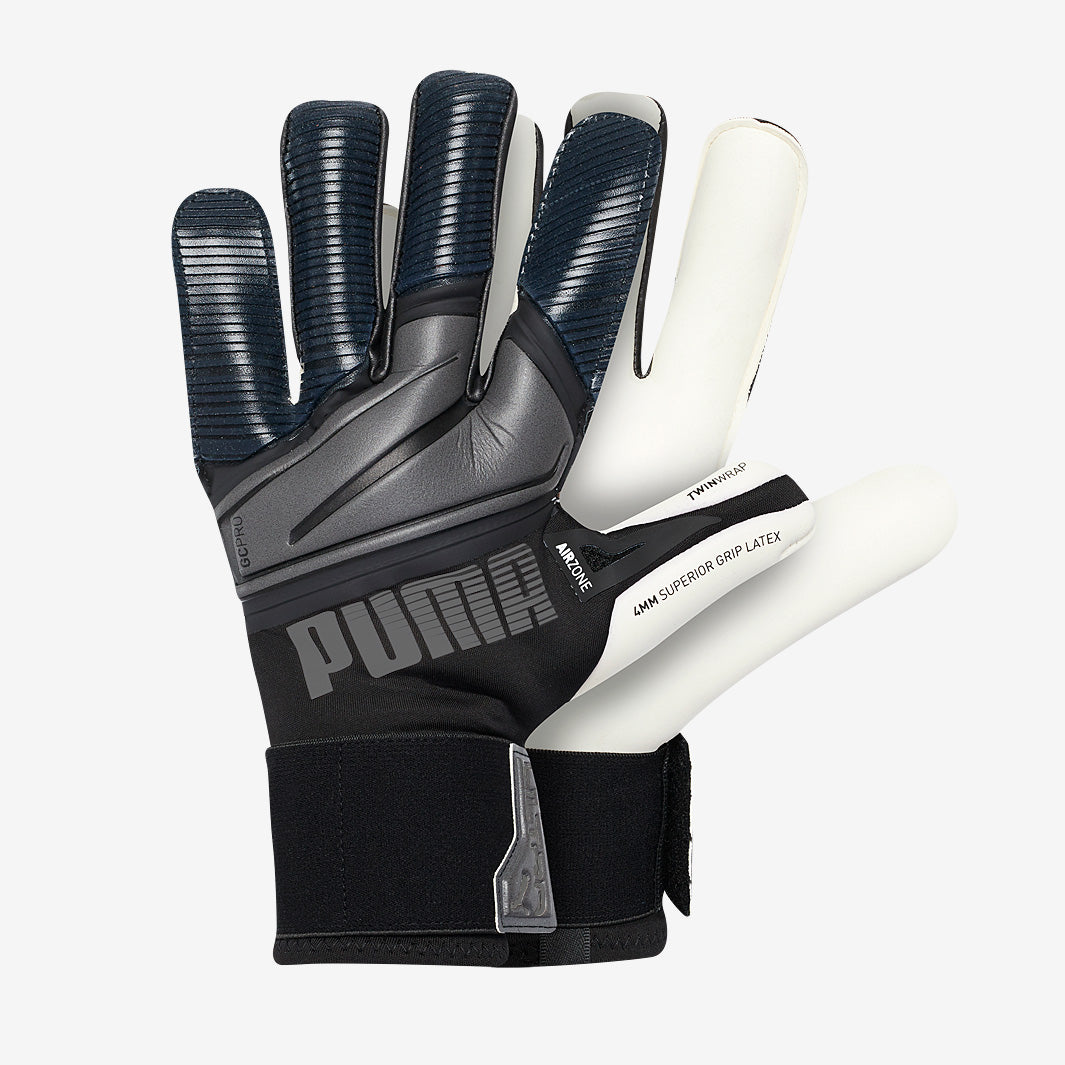 Puma Ultra Grip 1 Hybrid Pro - Black/Asphalt - Mens GK Gloves