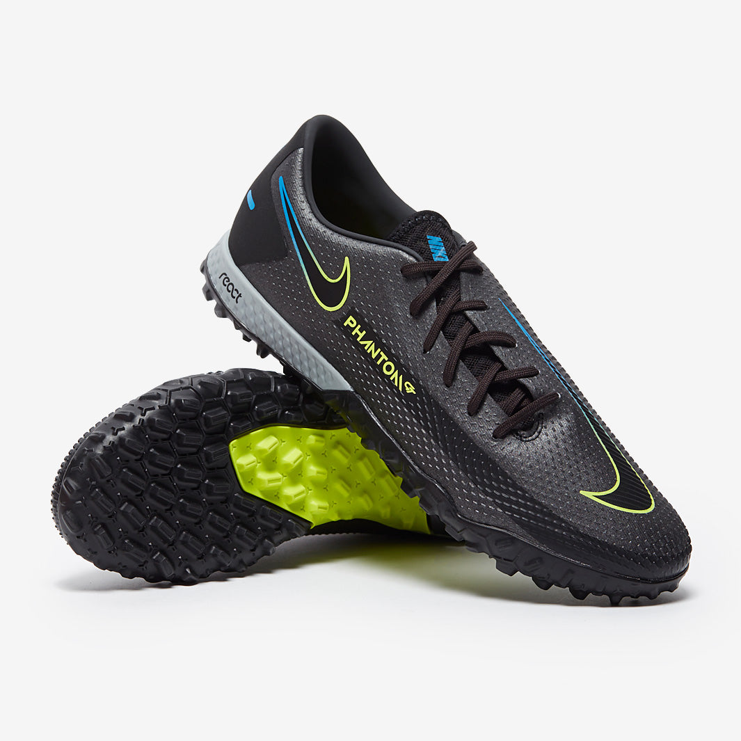 Nike Phantom GT Pro TF - Black/Cyber/Light Photo Blue - Turf