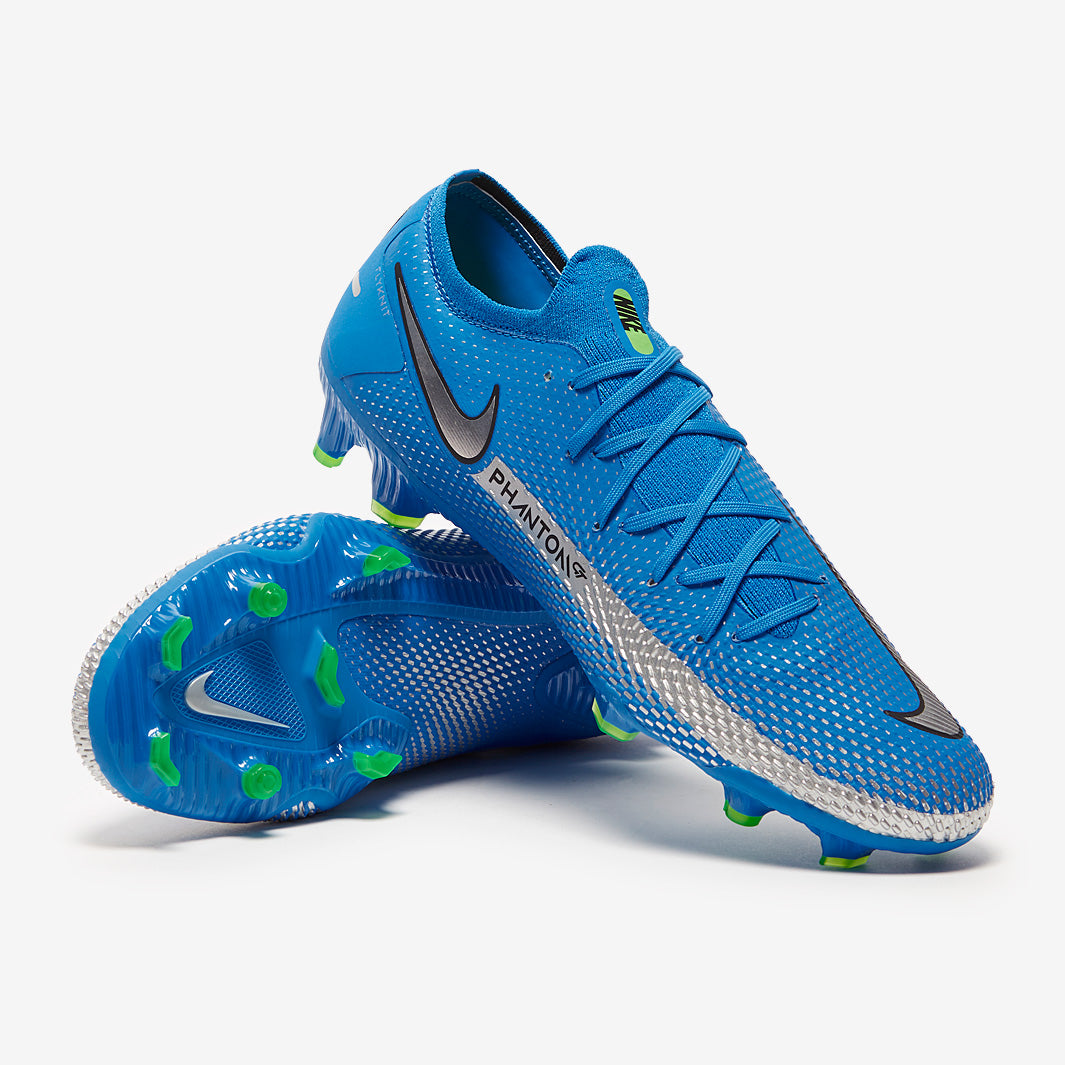 Nike Phantom GT Pro FG - Photo Blue/Metallic Silver/Rage Green