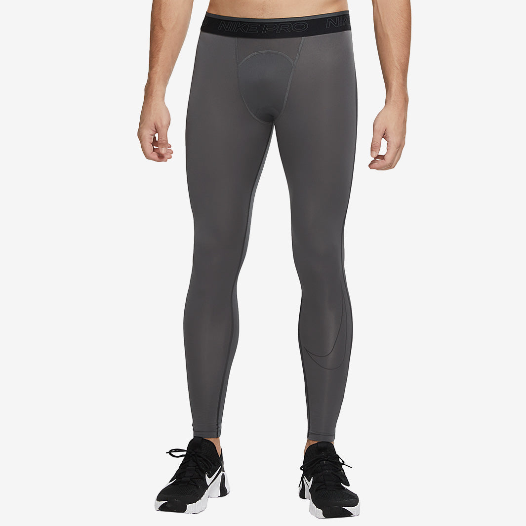 Nike Pro Dri-FIT タイツ M グレー Nike Pro Dri-FIT Tights - Iron Grey/Black/Black - Mens Clothing