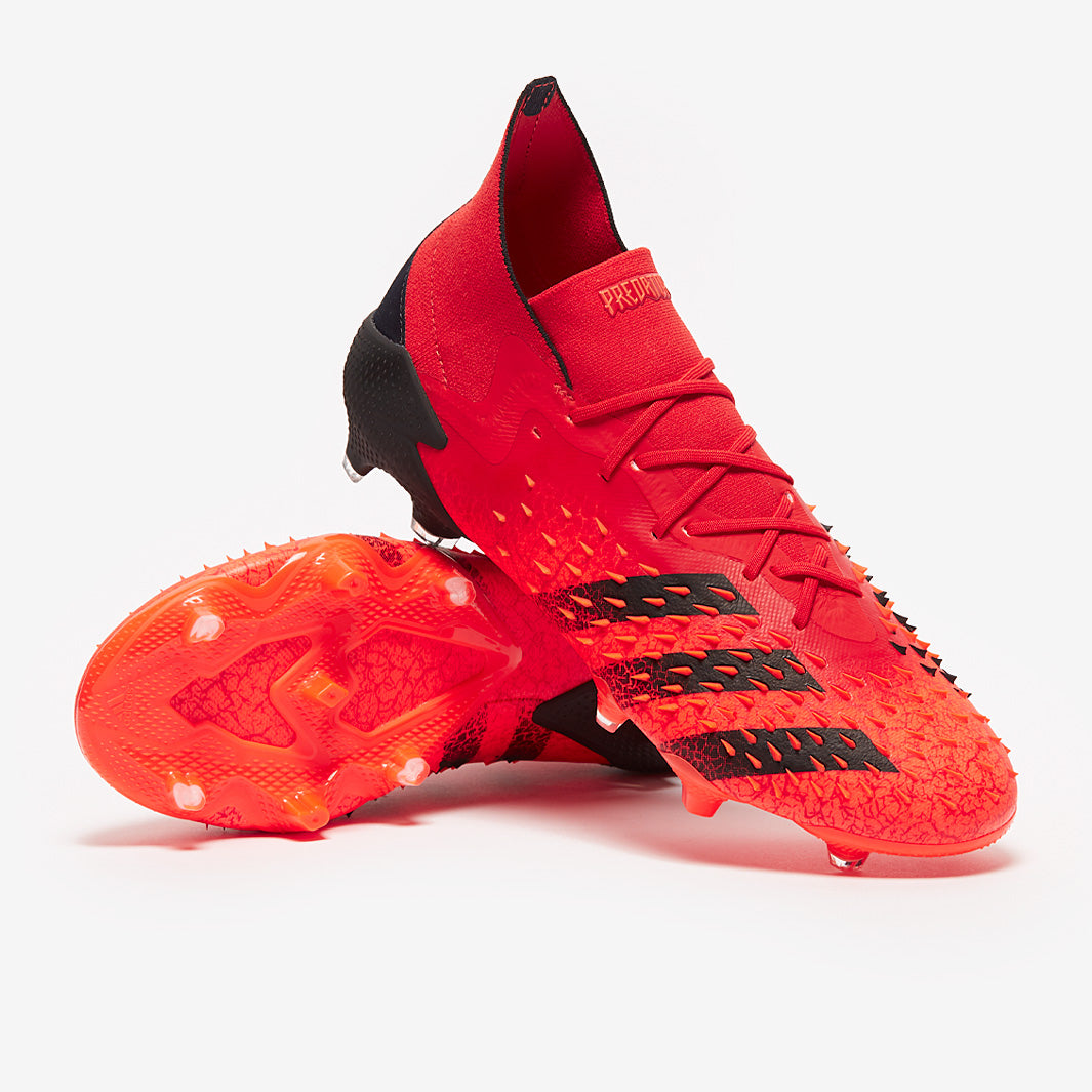 adidas Predator Freak .1 FG - Red/Core Black/Solar Red - Mens Boots