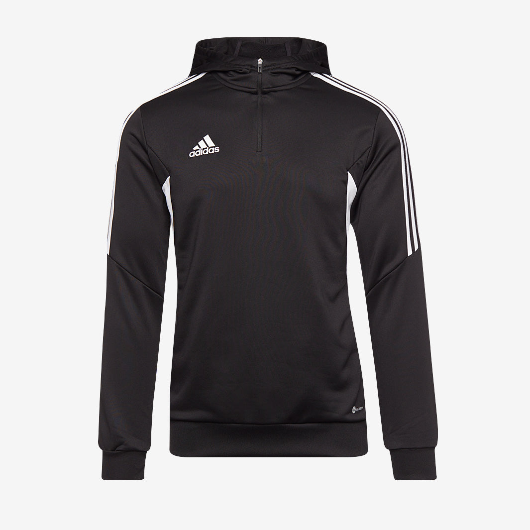 adidas Condivo 22 Hooded Track Jacket - Black - Mens Football Teamwear