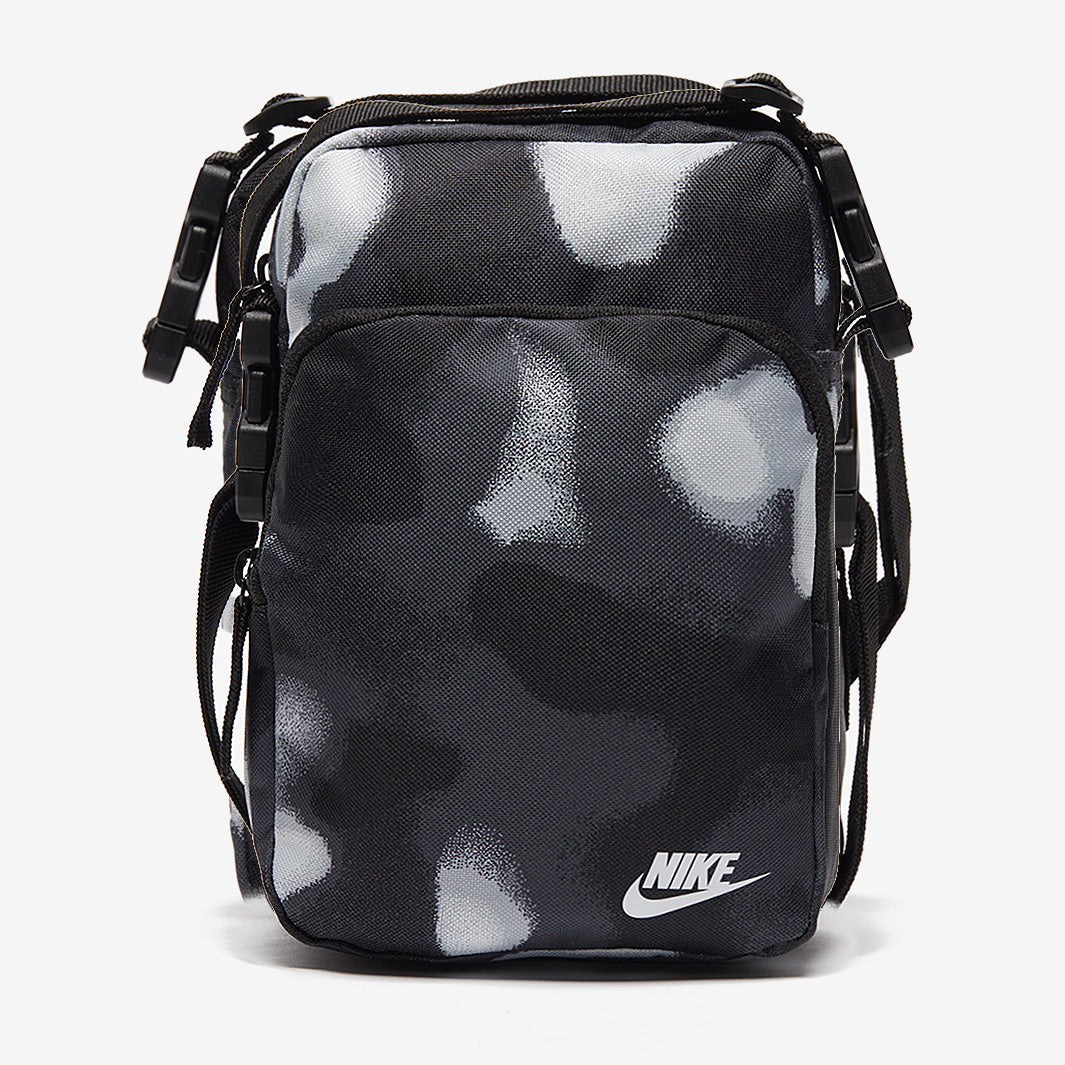 crossbody sling backpack nike Nike Sportswear Heritage Crossbody Bag (4L) - Black/White - Bags