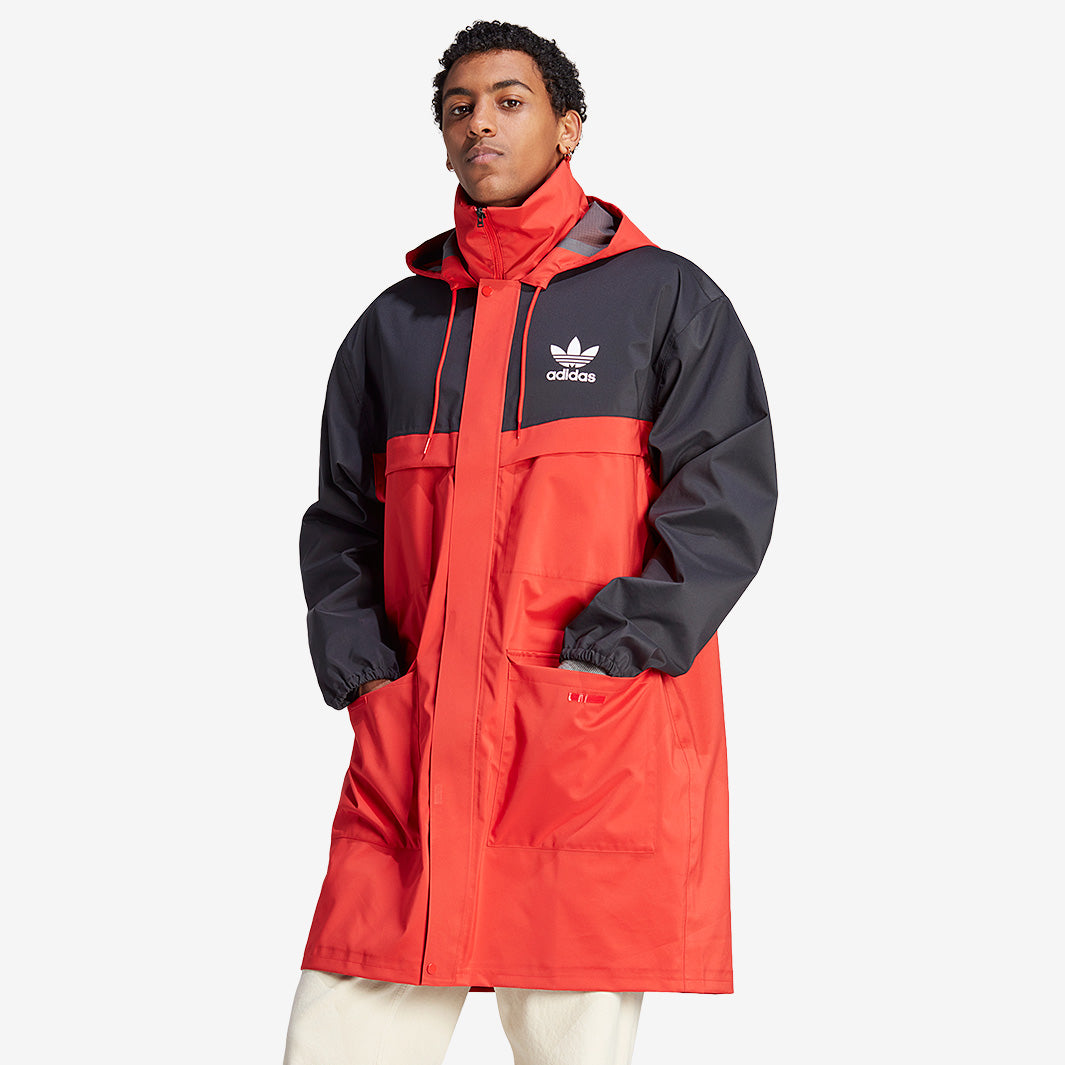 adidas Originals Manchester United Bench Jacket - Red - Mens Replica