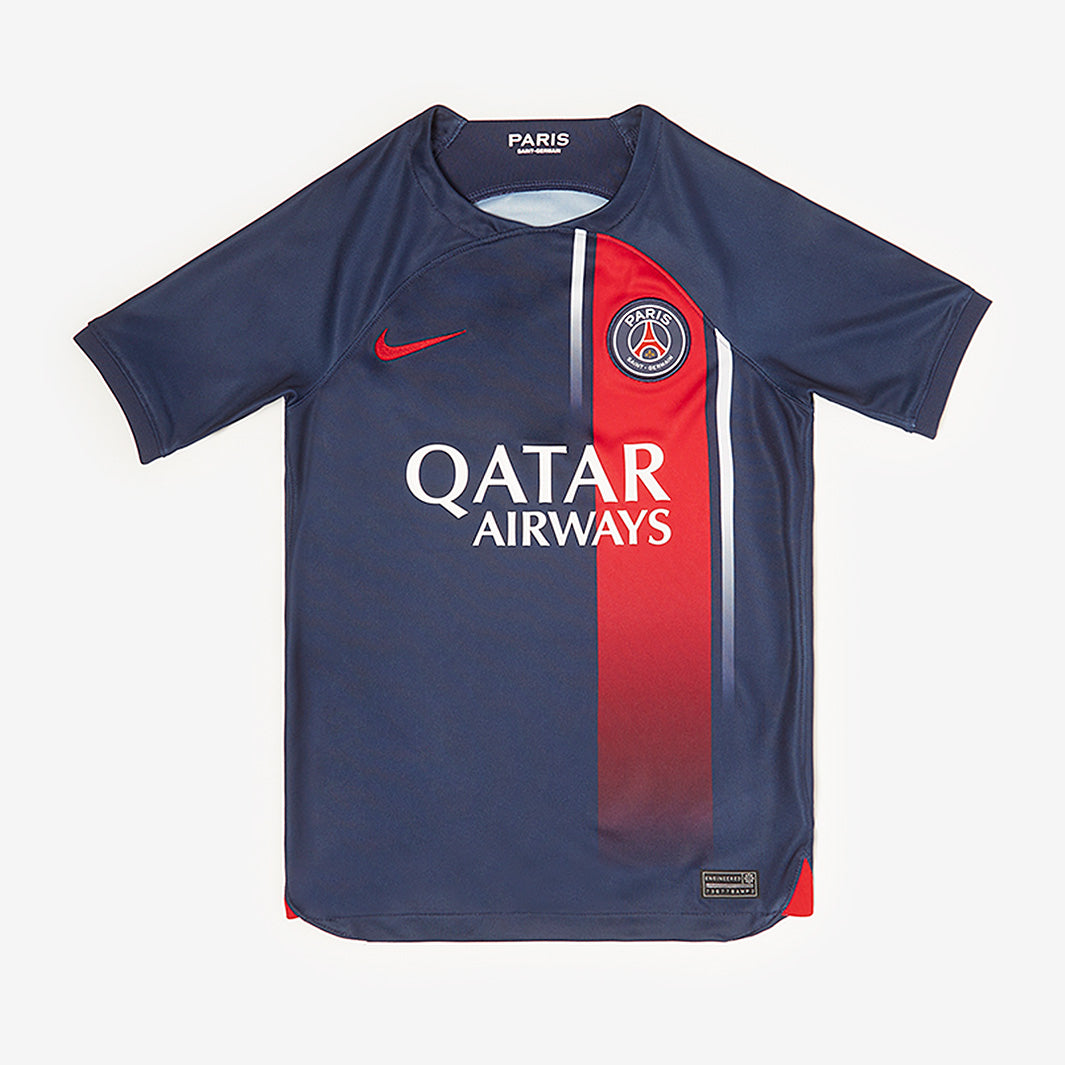 Nike PSG Kids 23/24 Home Dri-Fit Stadium SS Shirt - Midnight Navy