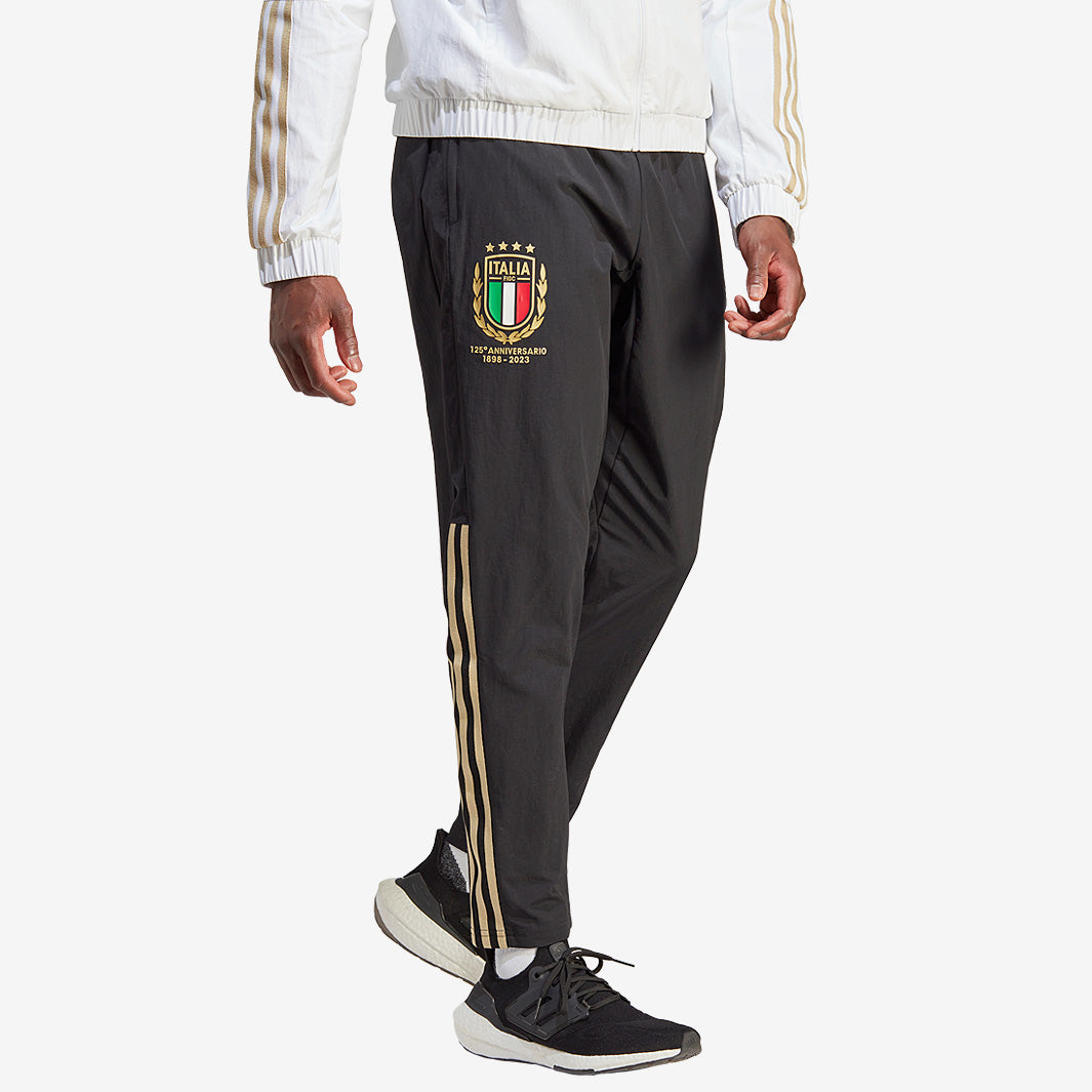 adidas Italy 125th Anniversary Pant - Black - Mens Replica