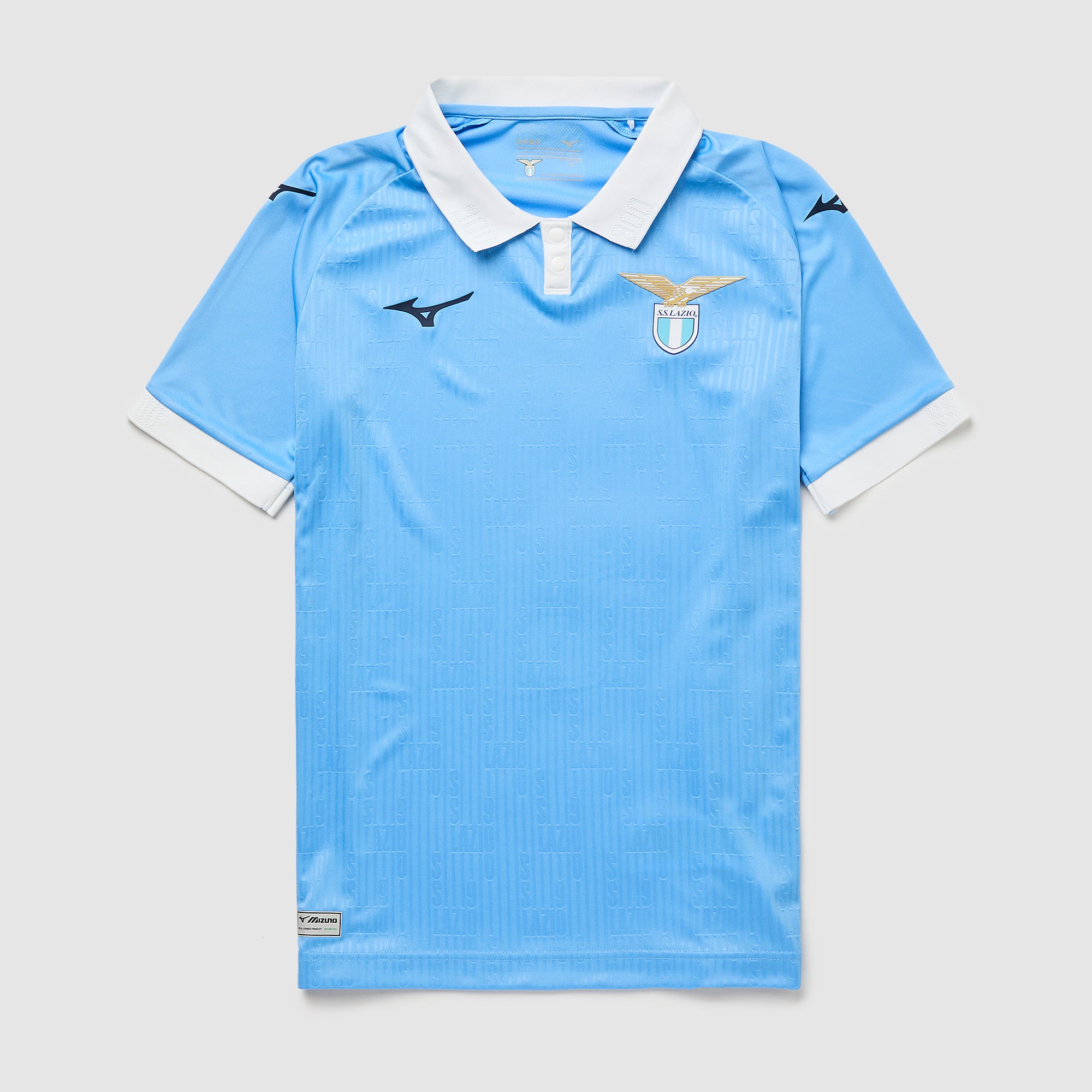 Mizuno Lazio 26/27 Home Shirt - Sky Blue - Mens Replica