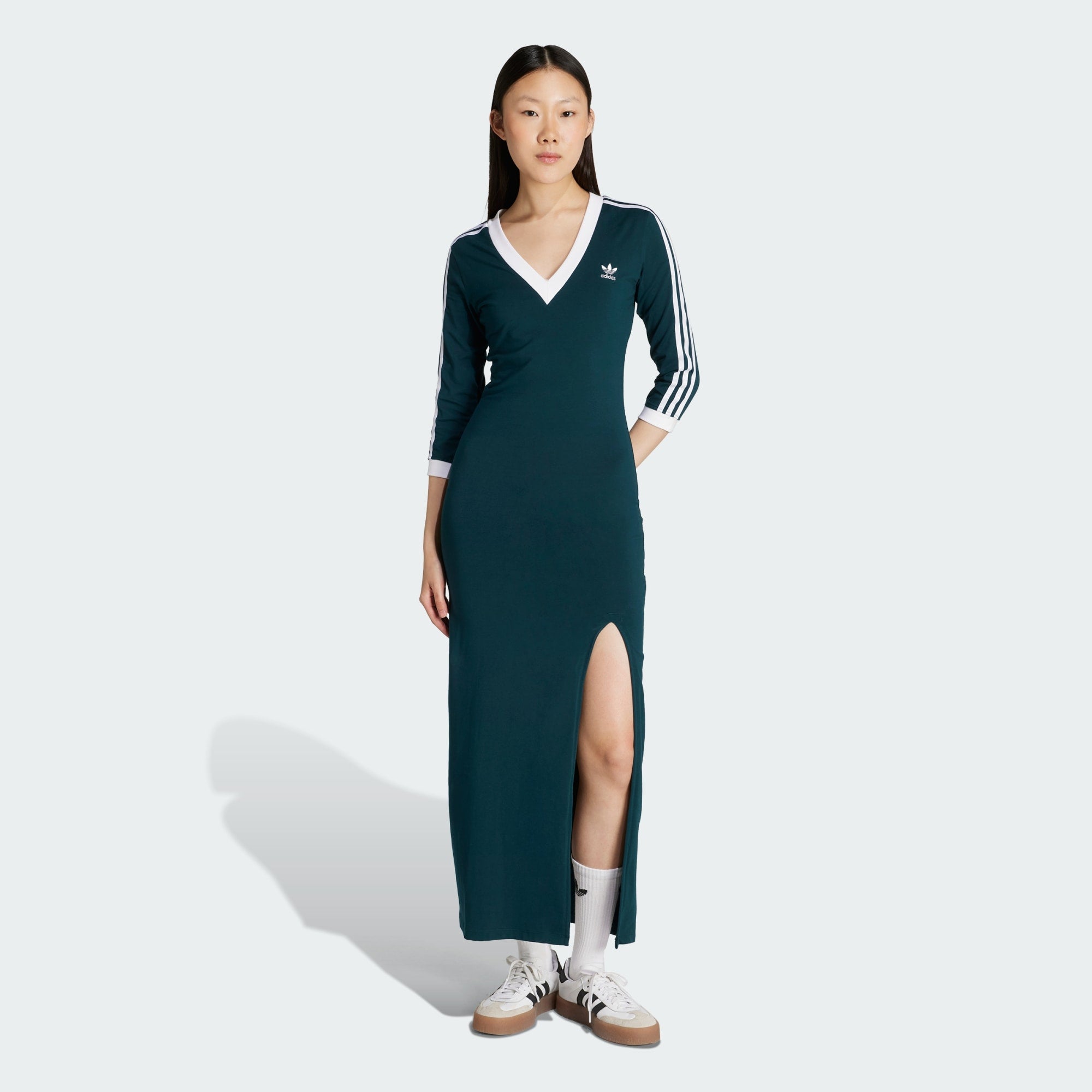 adidas Originals Women Adicolor Classics 3-Stripes Maxi Dress