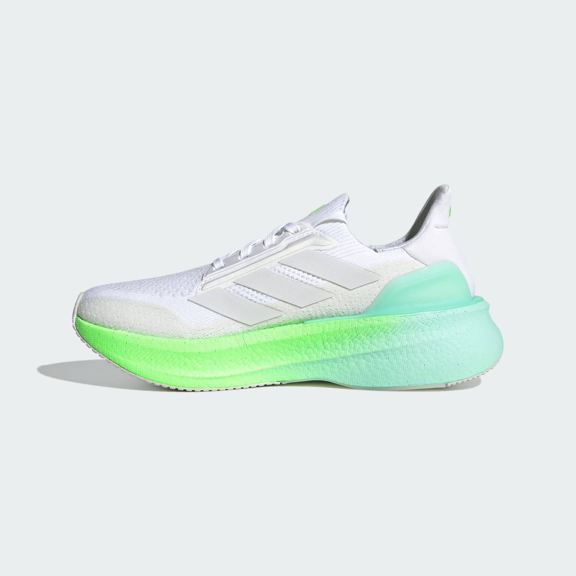 adidas Womens Ultraboost 5X - Ftwr White/Dash Grey/Lime Burst